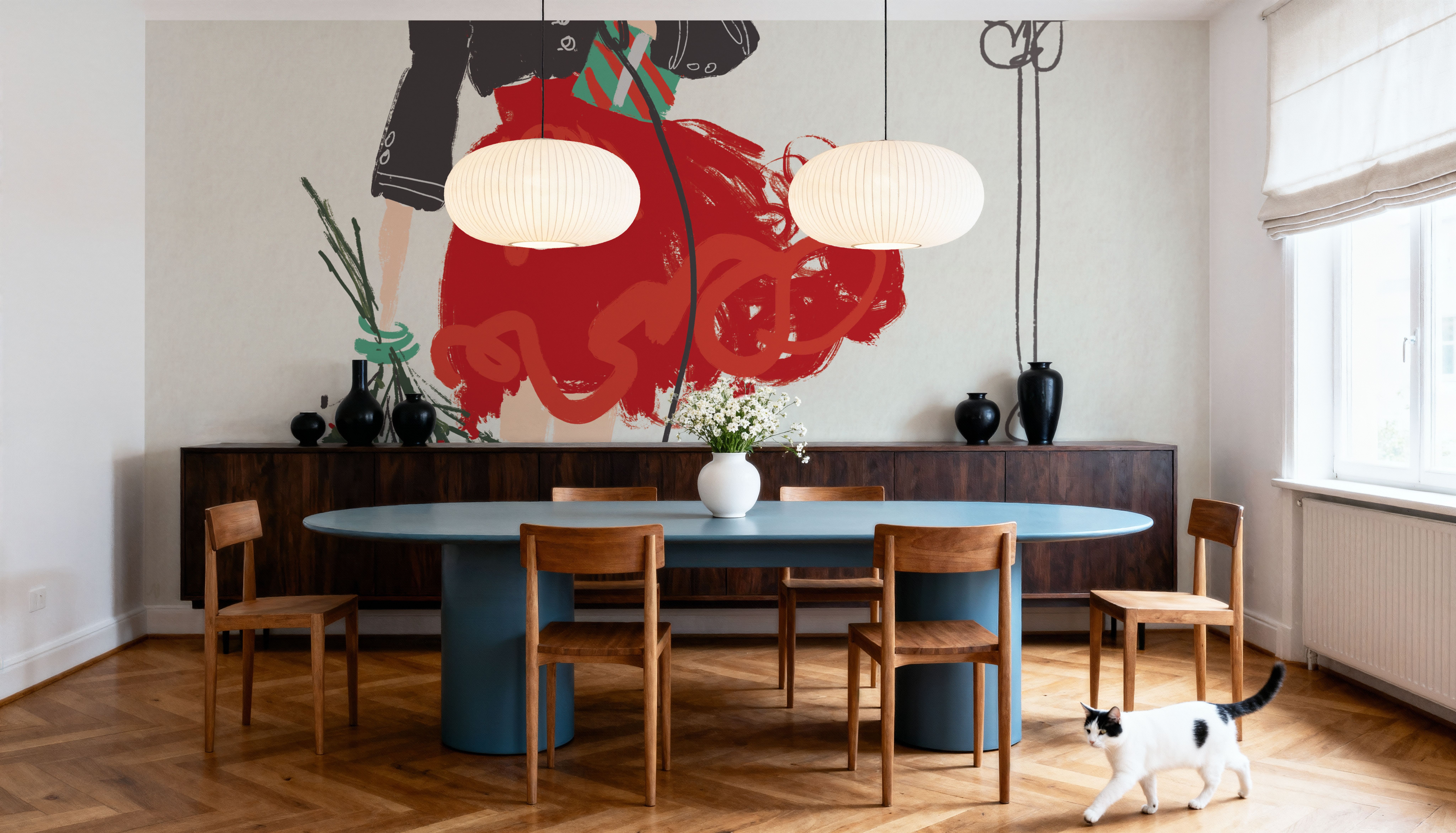 Festive Fashion IV, Tapet