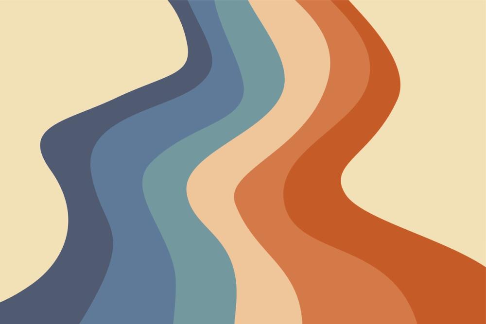 Swirly Hippie Rainbow