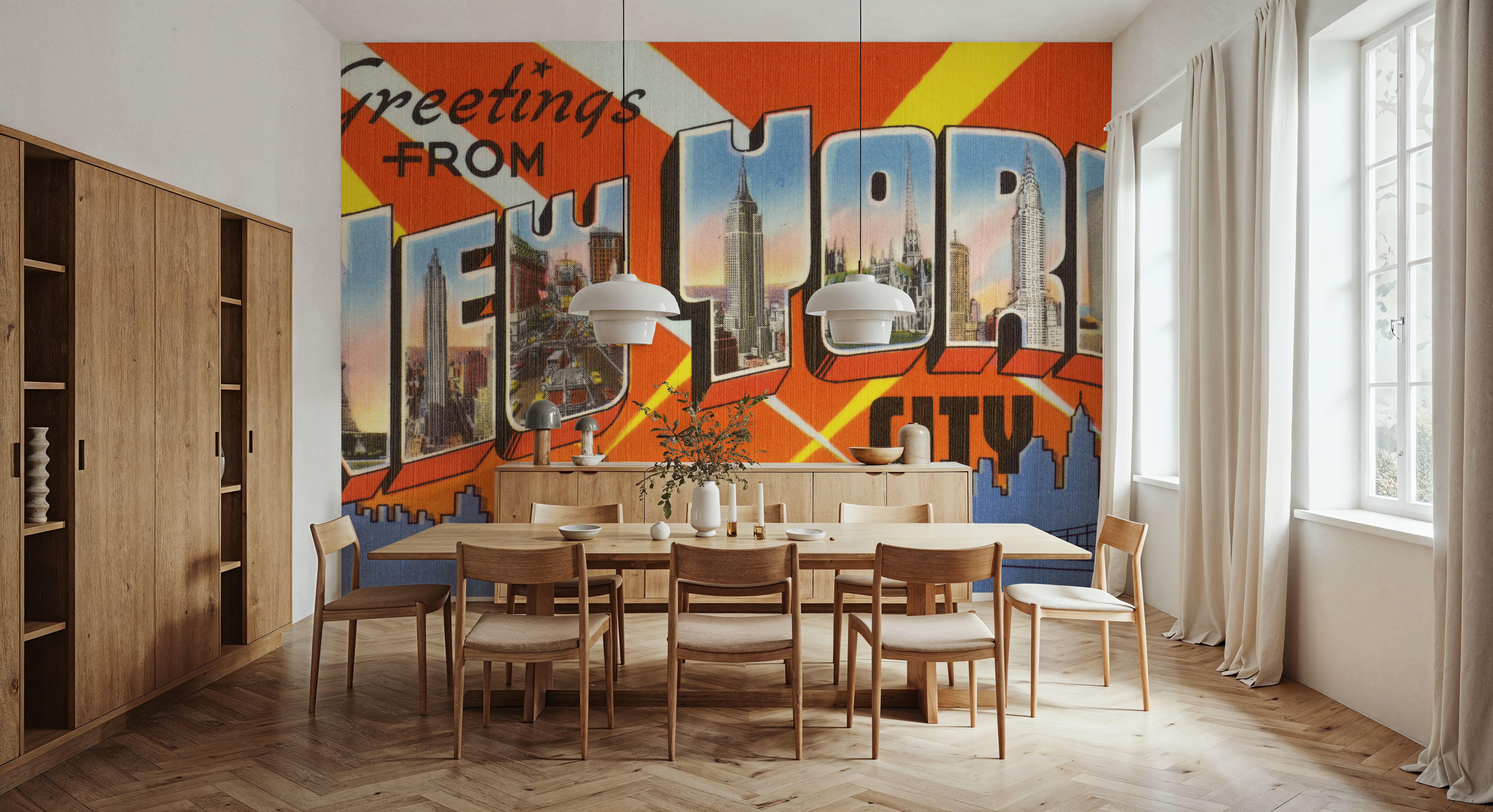 Greetings from NYC - Screenprint Postcard