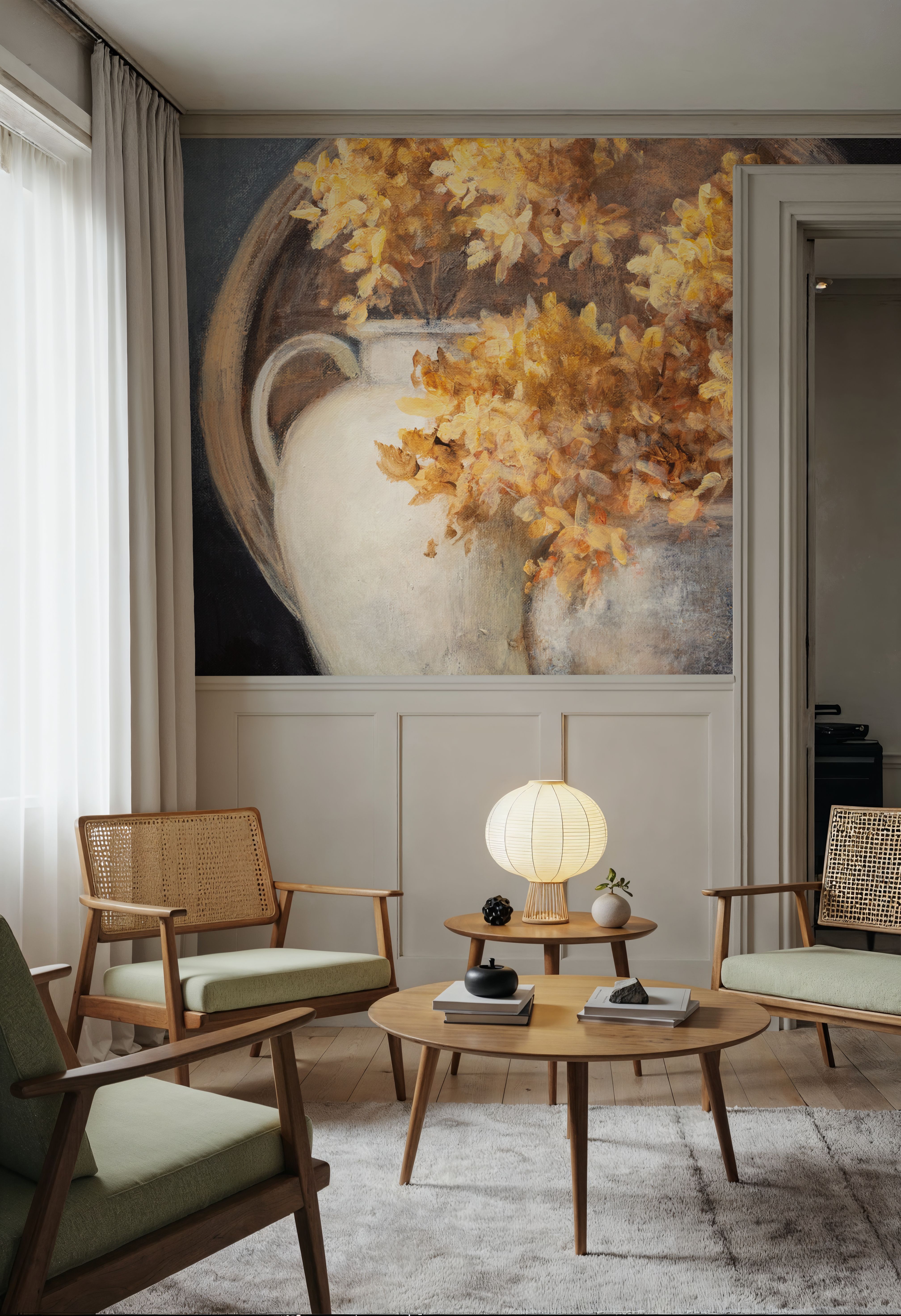 Golden Hydrangeas II