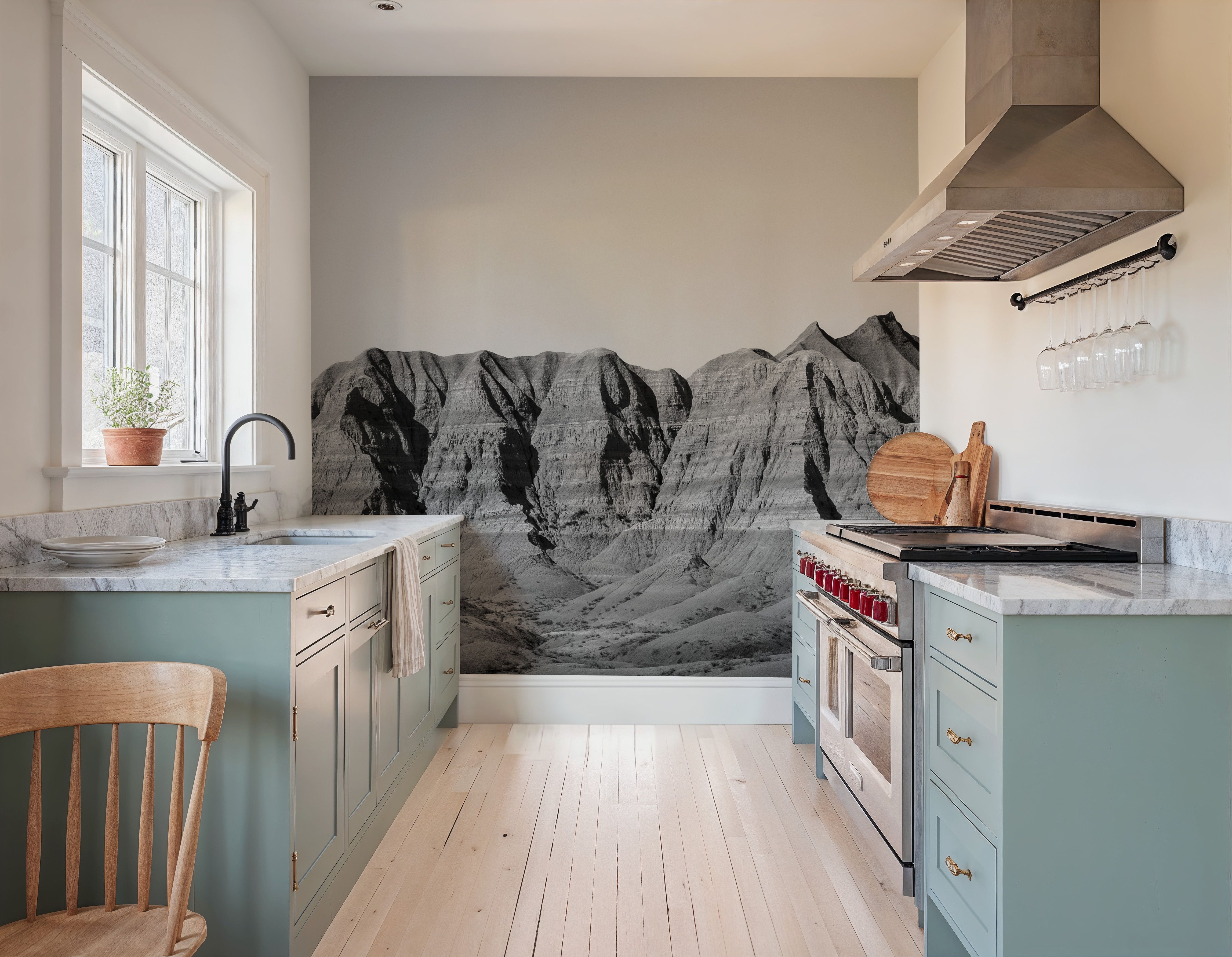 Badlands Black And White