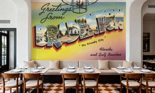 Greetings from Bradenton - Screenprint Postcard