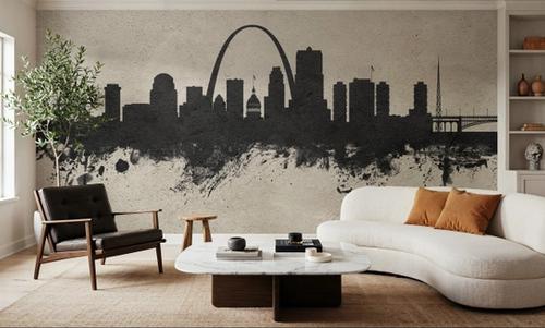 St Louis Missouri Skyline Concrete