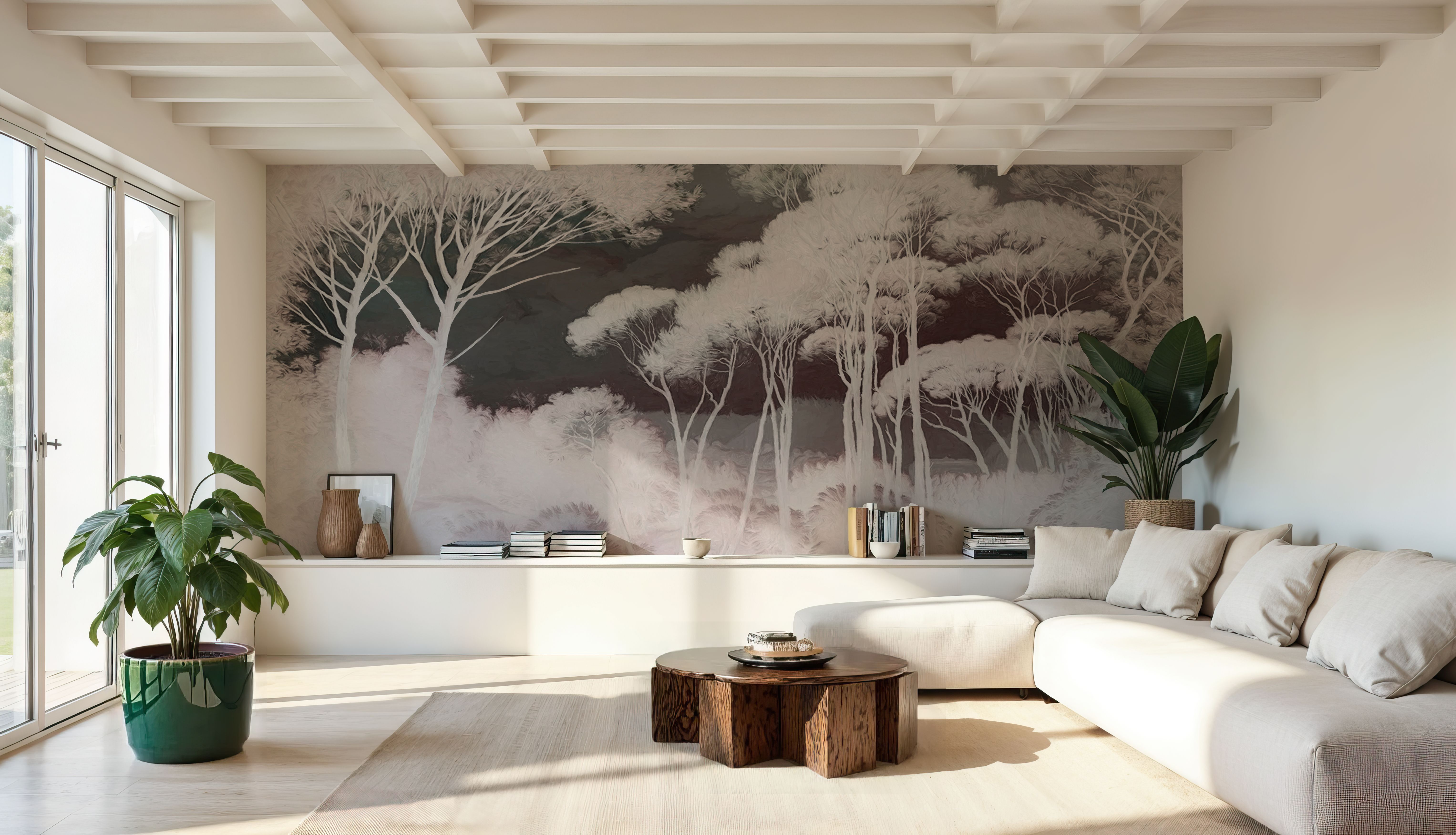 Seeing Through the Forest Red