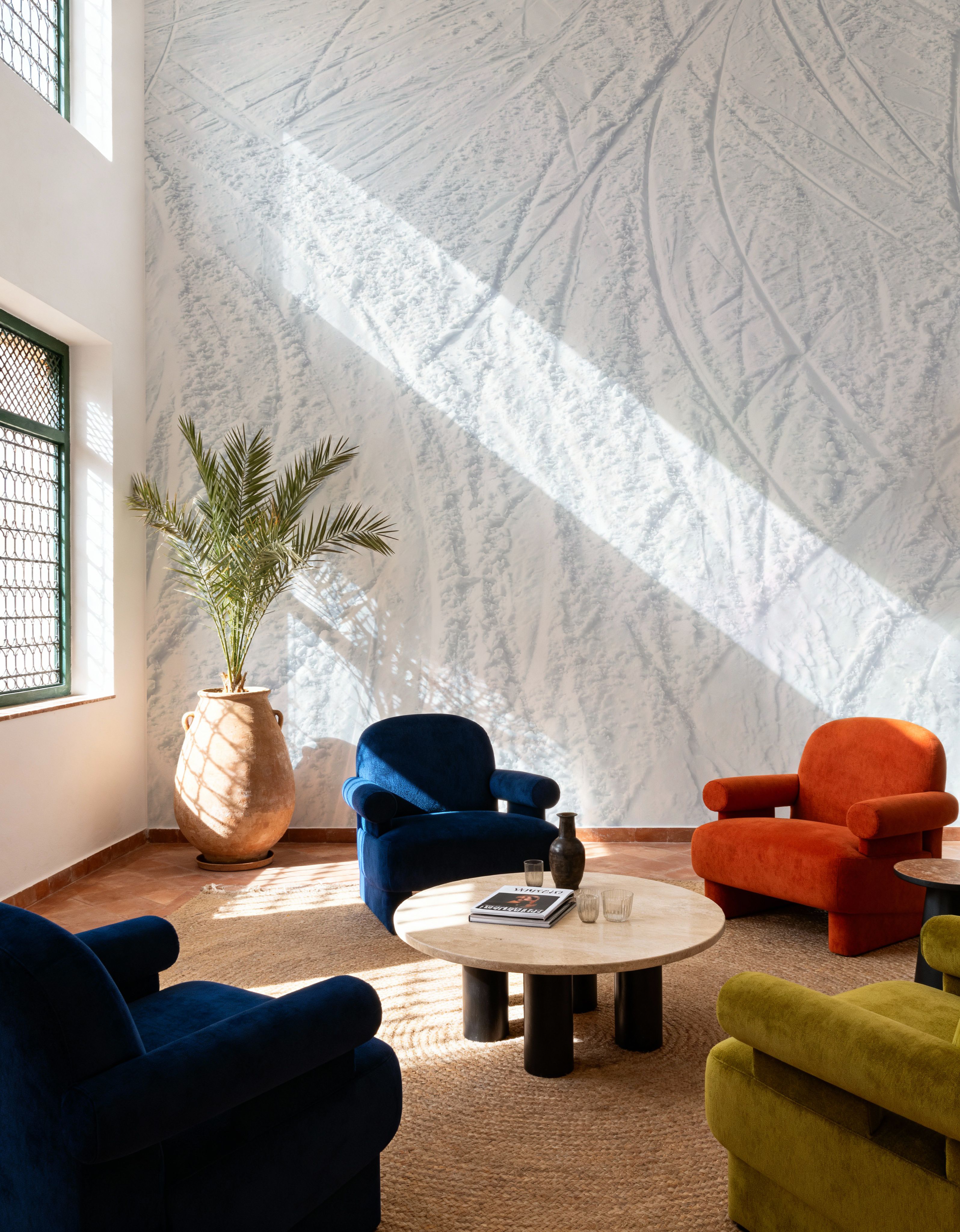 Wall Mural - Drop In - Snow Landscapes mural wallpaper - Hallway staircases - Wallism US - Premium, Textured or Peel & Stick