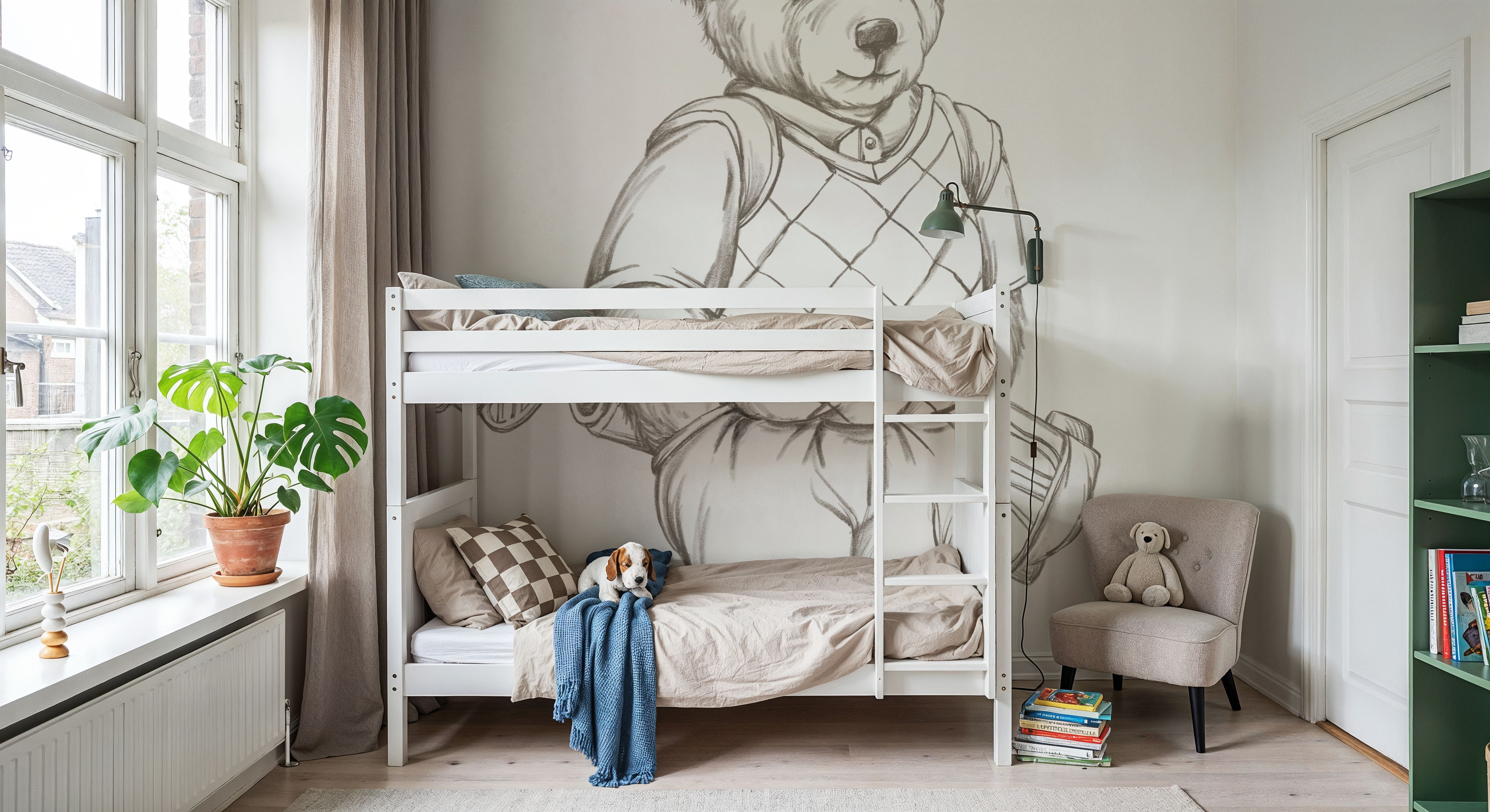 Teddy Bear Golf Sketch