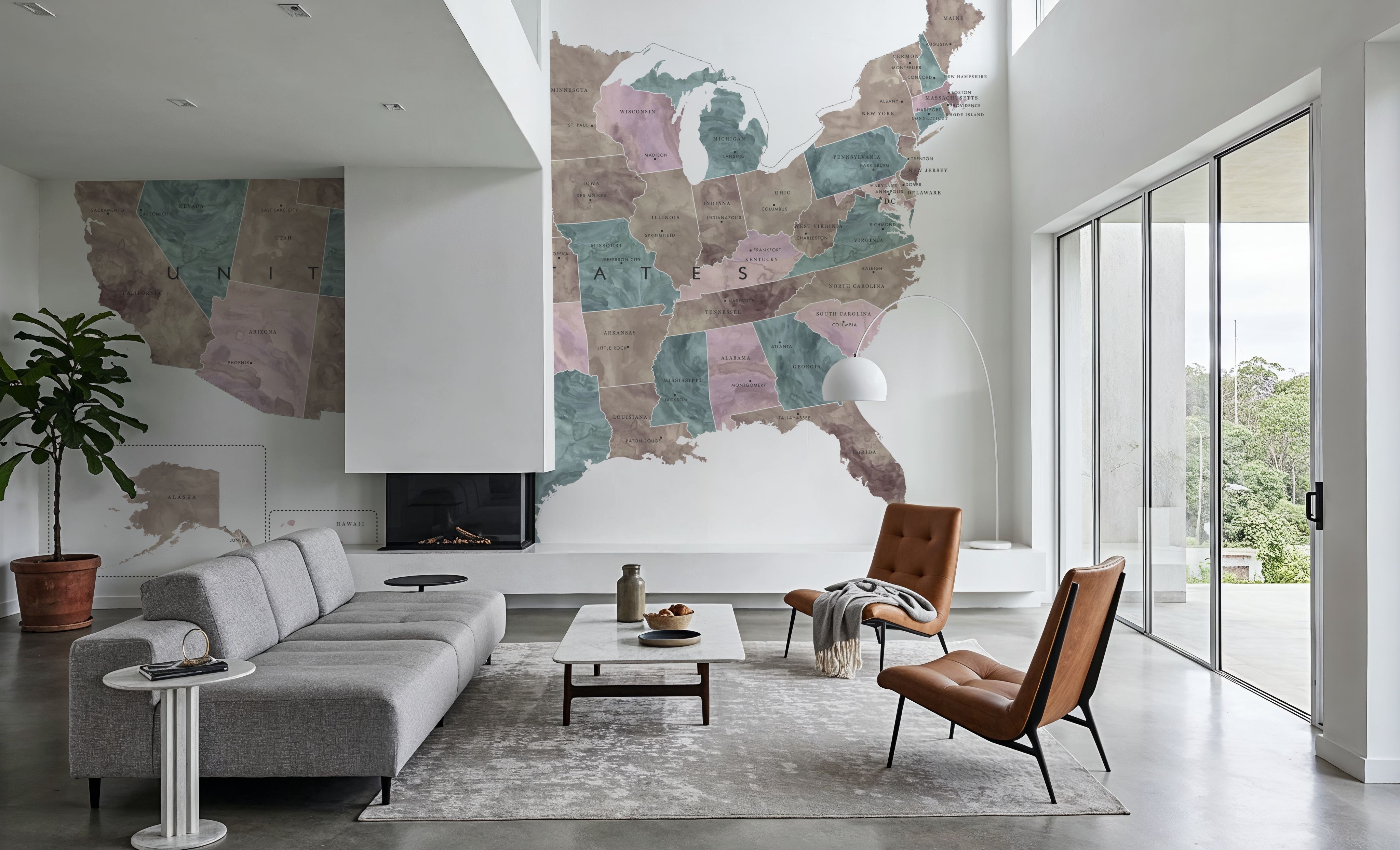 US State Map - Leire