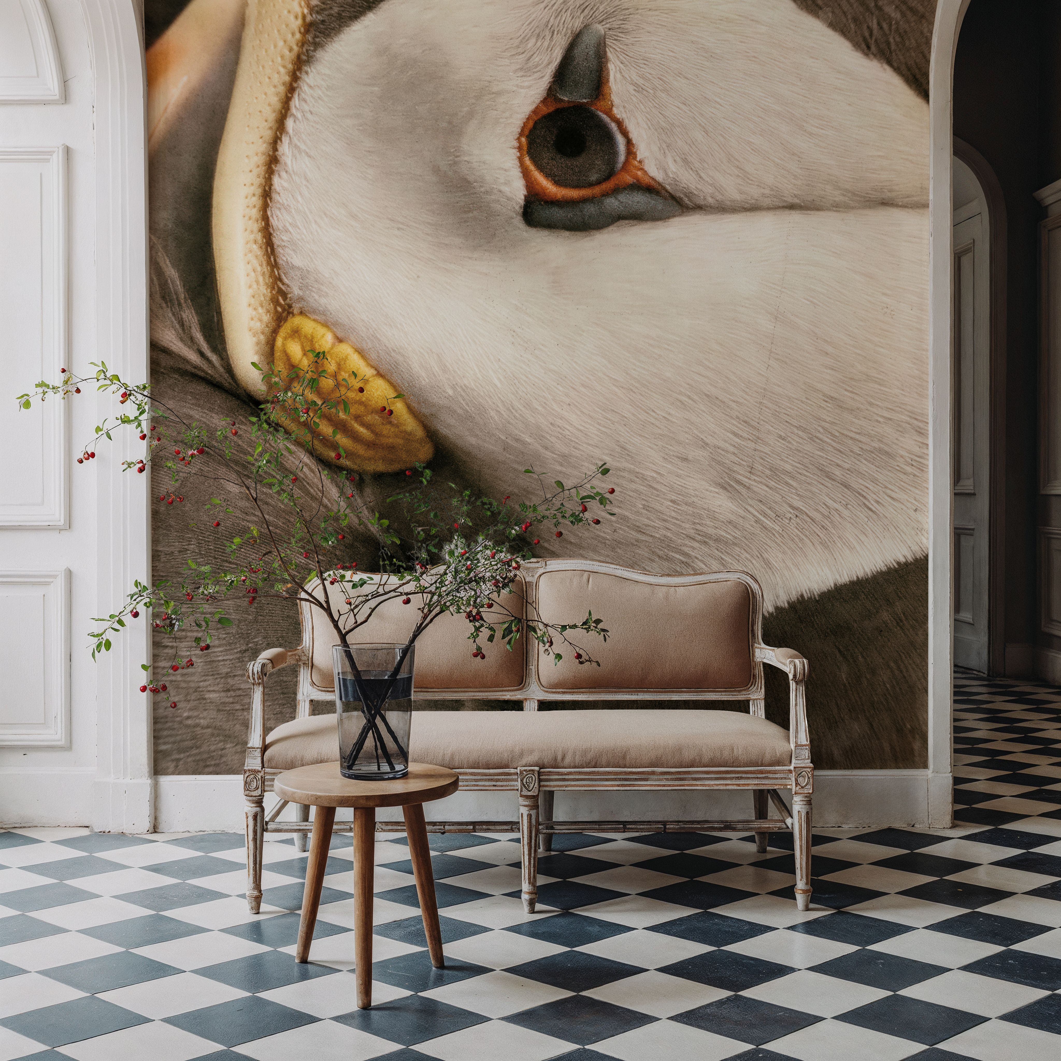 Atlantic Puffin Tucked Neutral