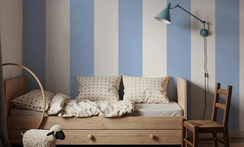 Circus Stripes, Baby Blue