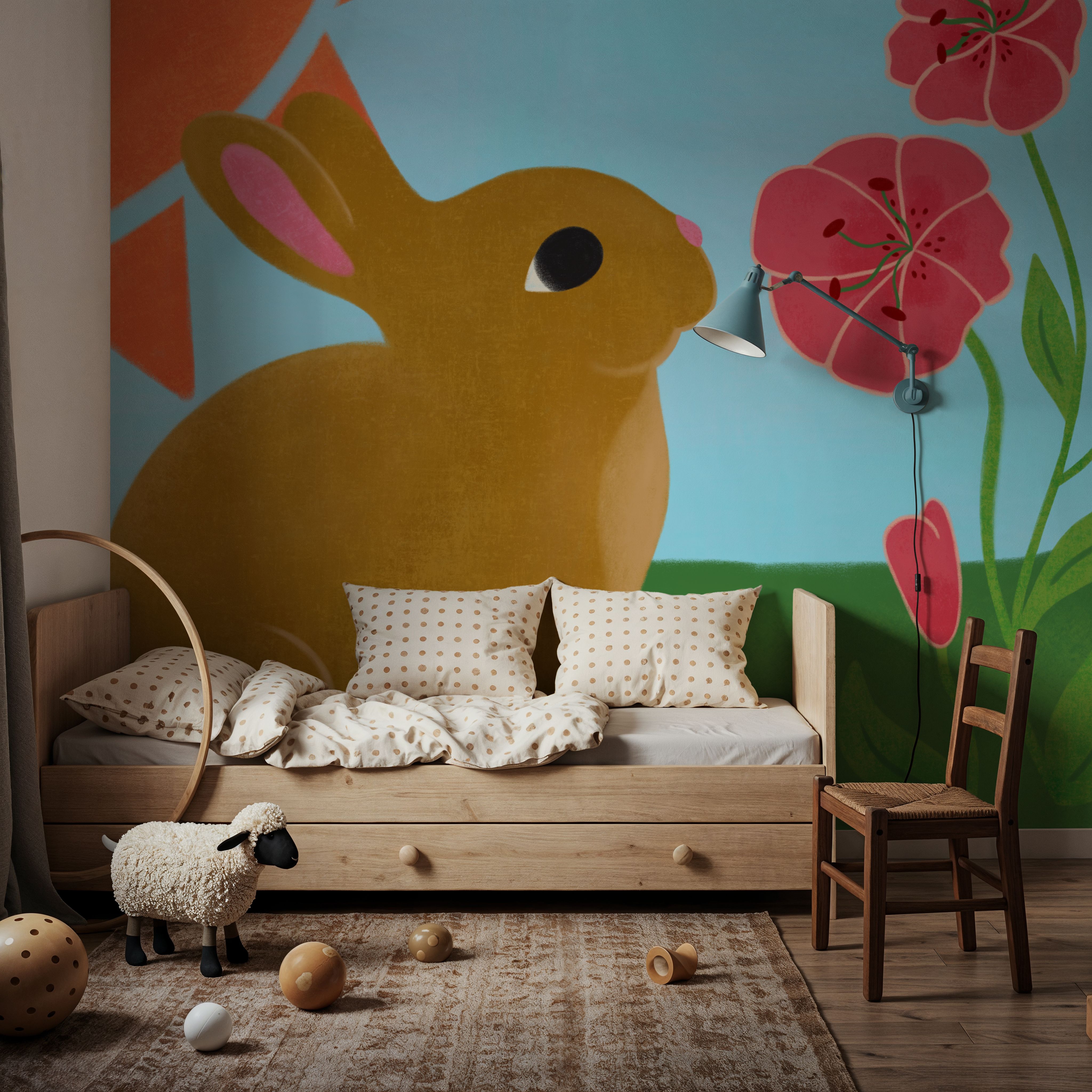 Retro Spring Bunny
