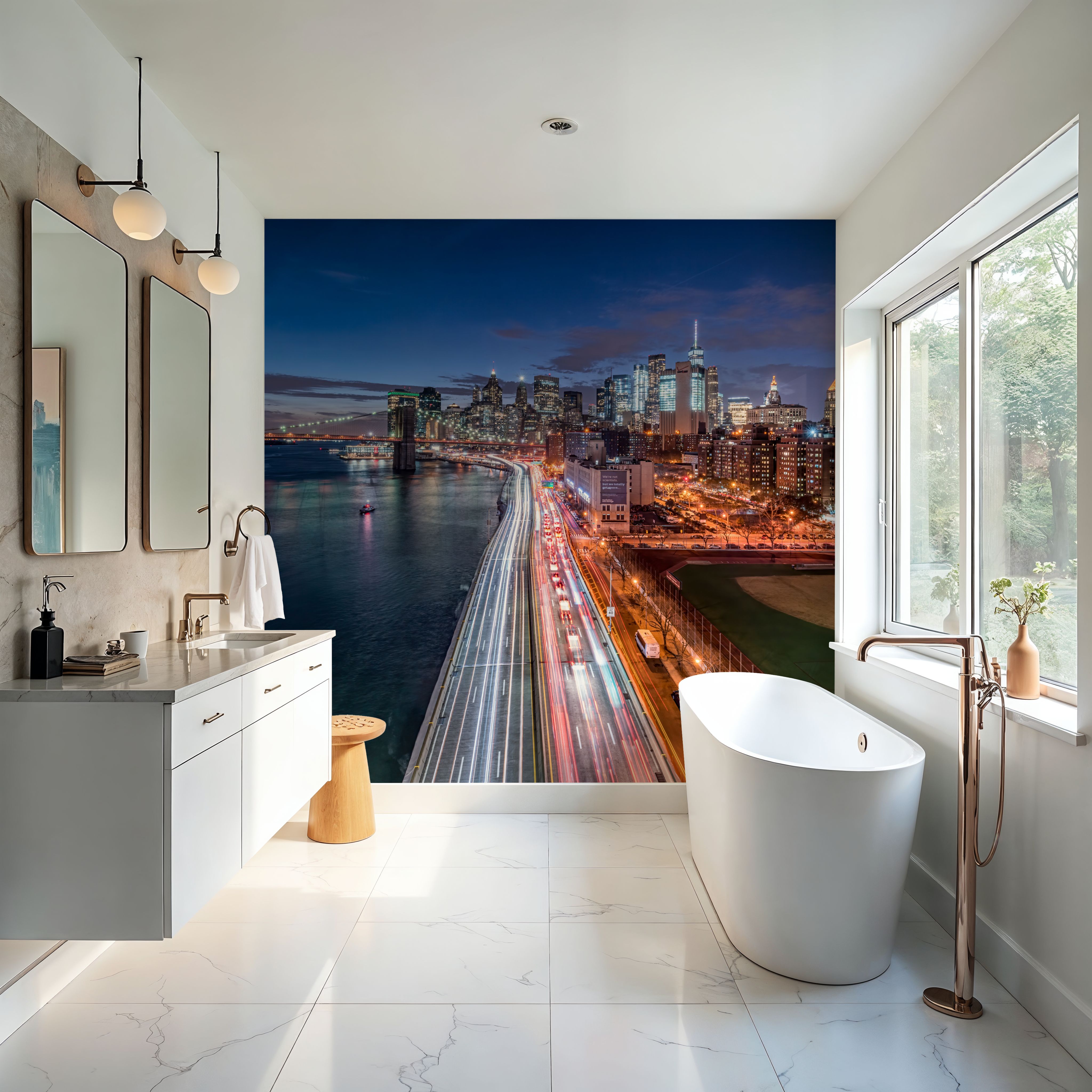 Buzzing Brooklyn Bridge