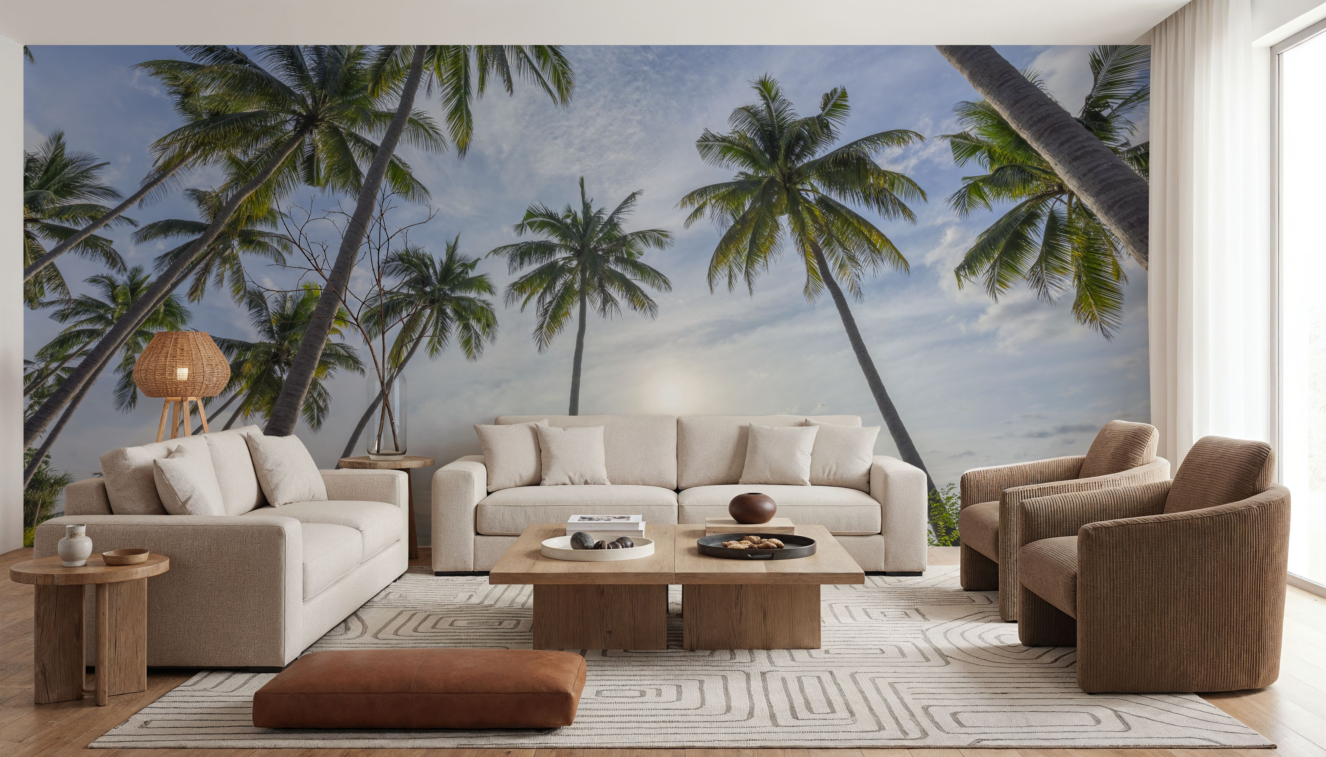 Palm Horizon, Wallpaper