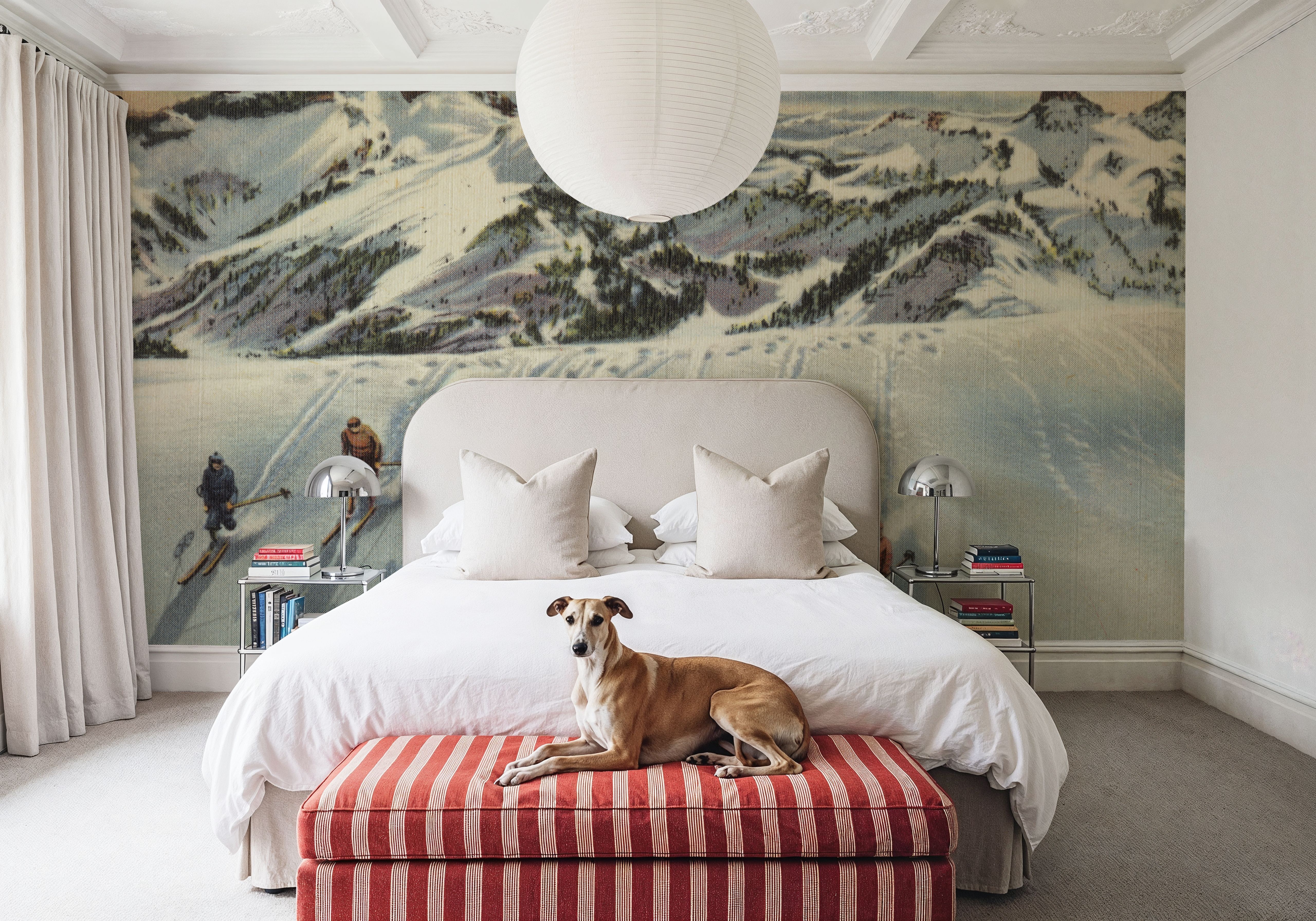 Greetings from Mazama Ridge - Screenprint Postcard, Wallpaper