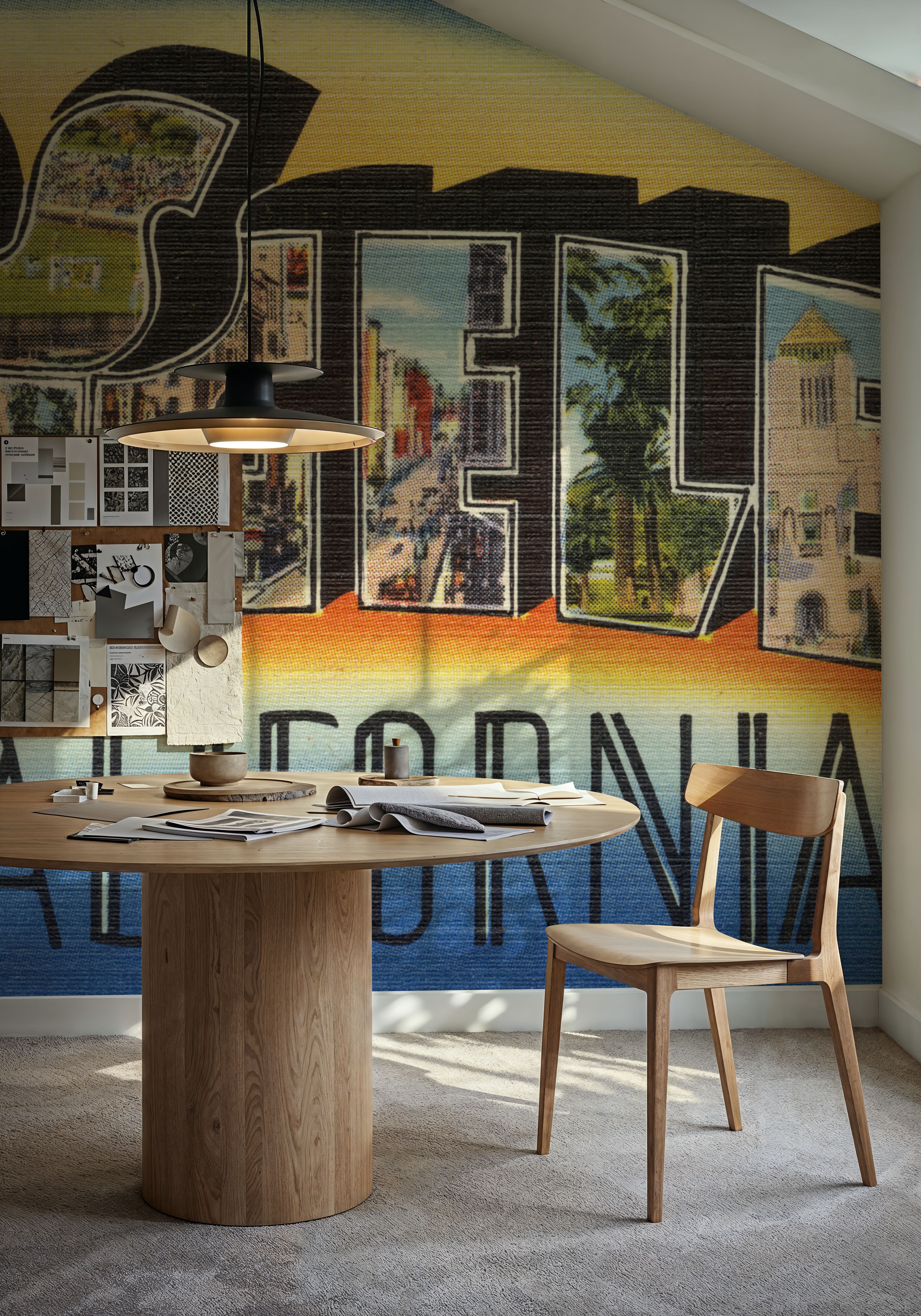 Greetings from Los Angeles - Screenprint Postcard