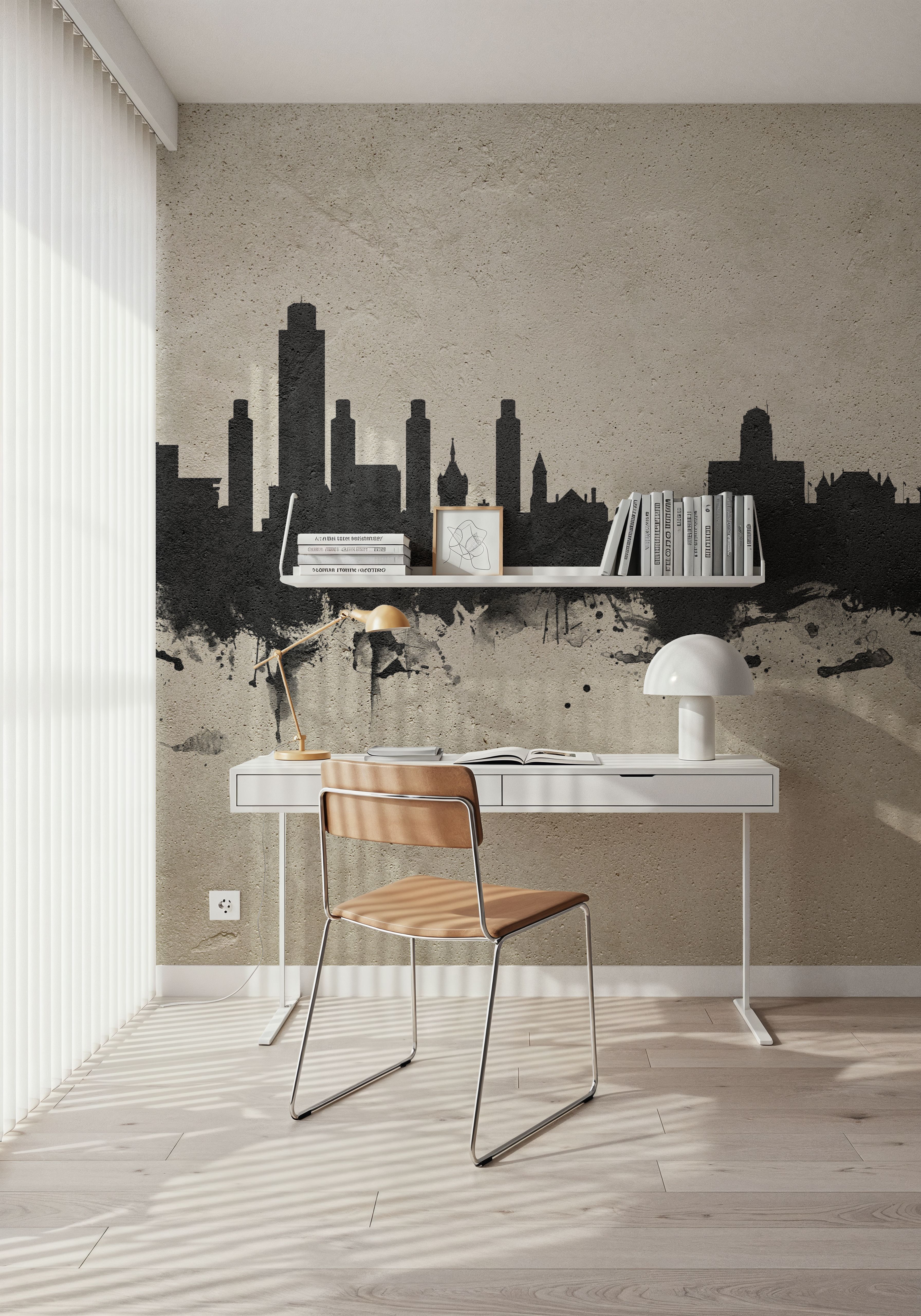 Albany New York Skyline Concrete