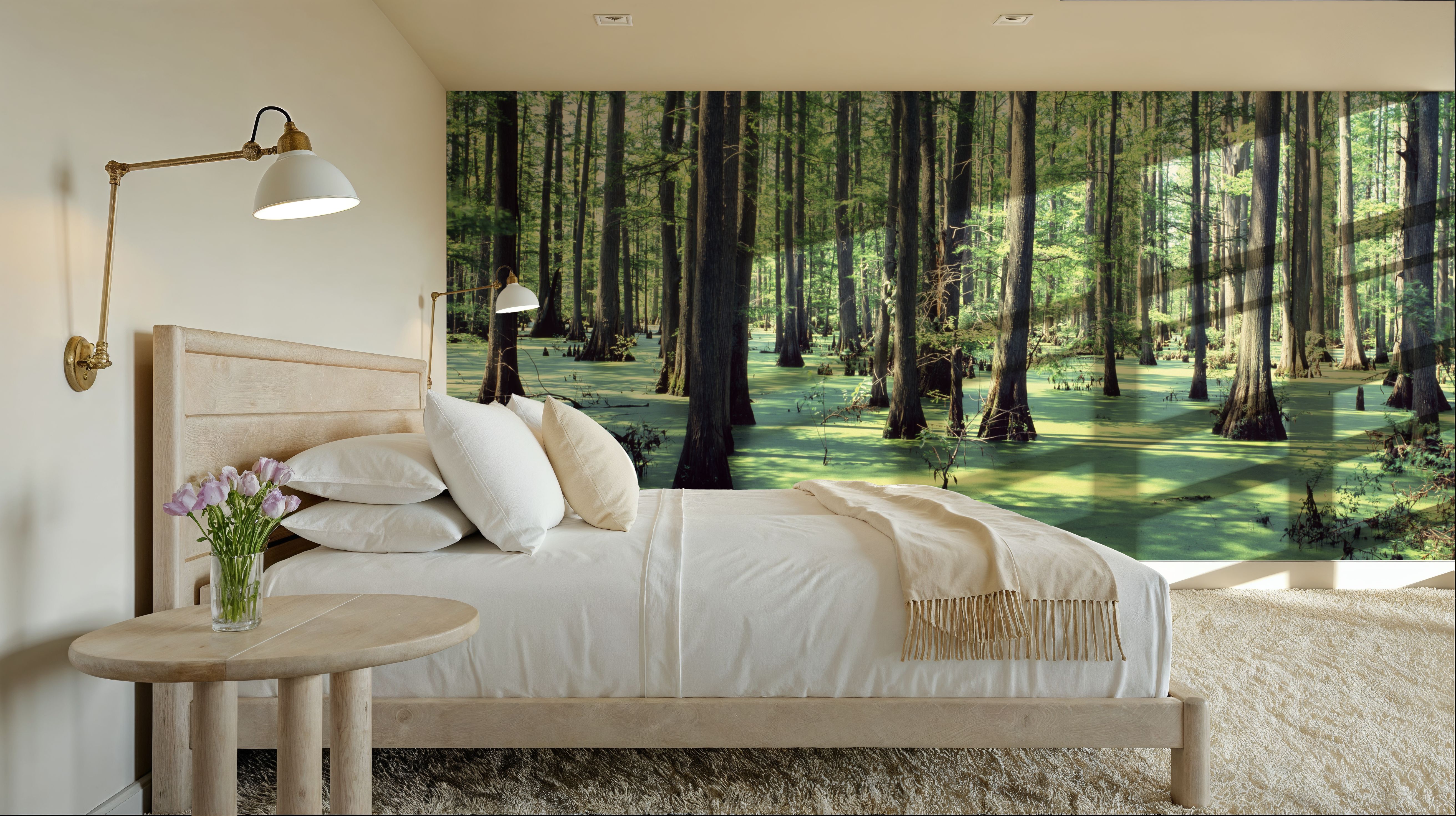 Emerald Swamp Reflection, Wallpaper