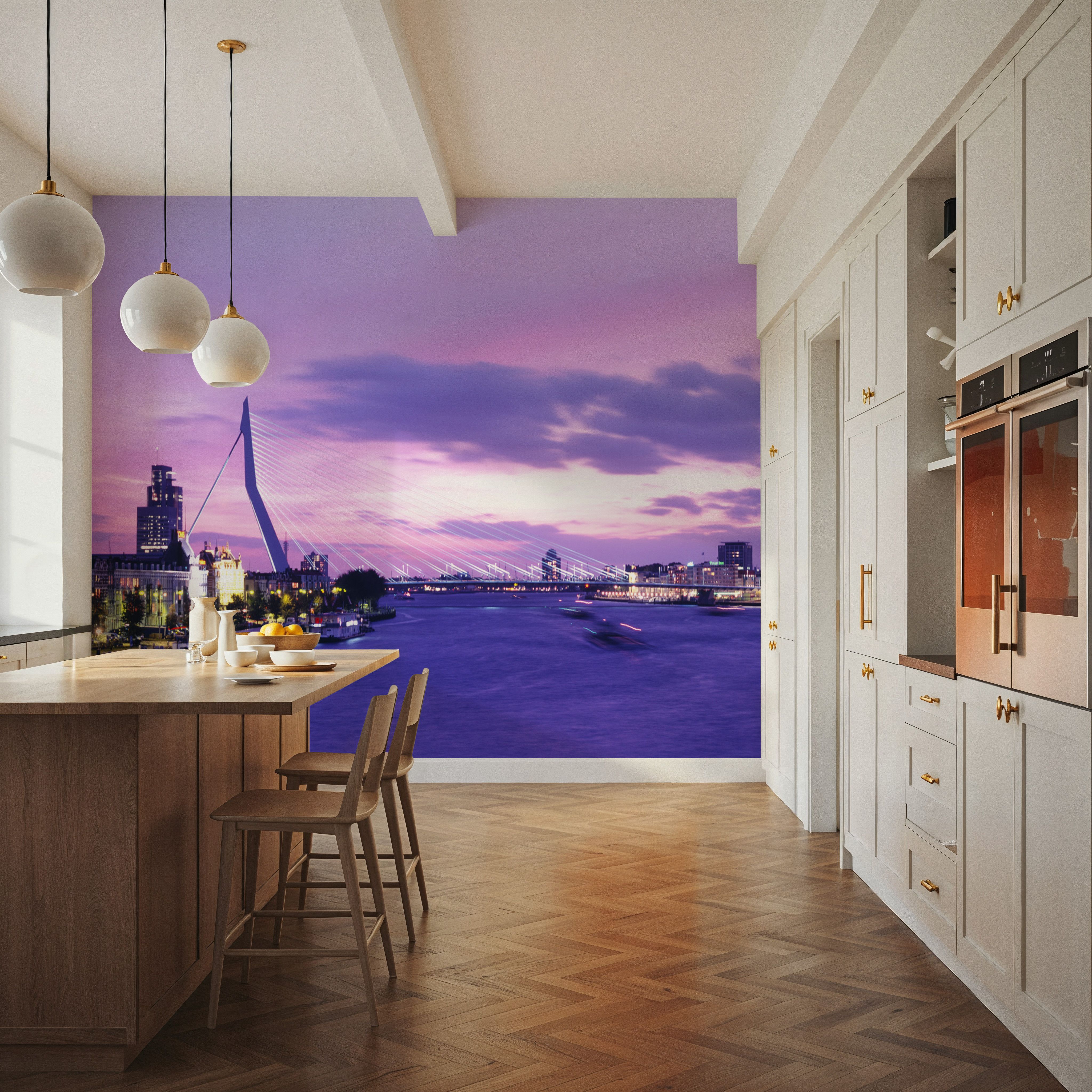 Urban Twilight Bridge