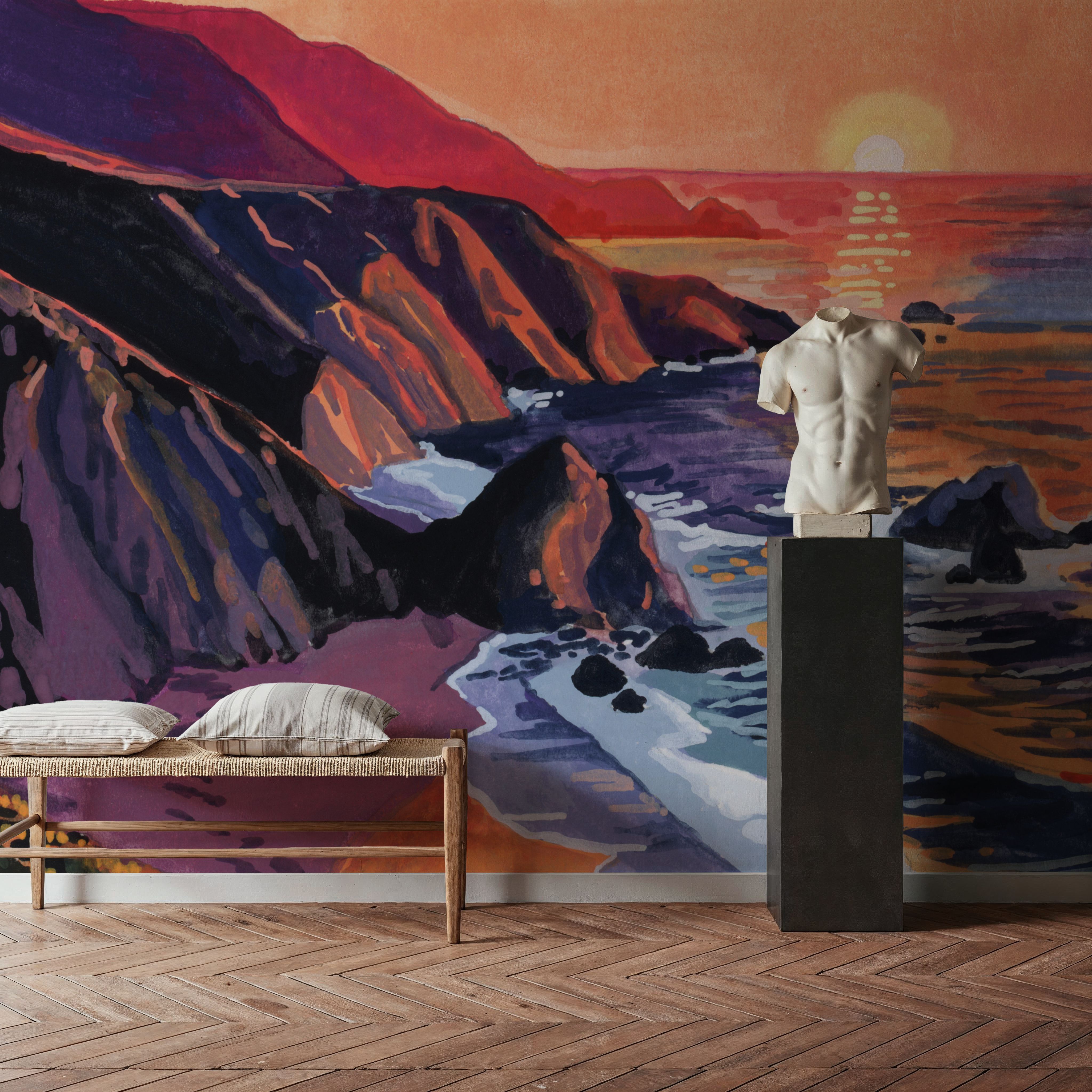 Sunset on The Sandy Dune