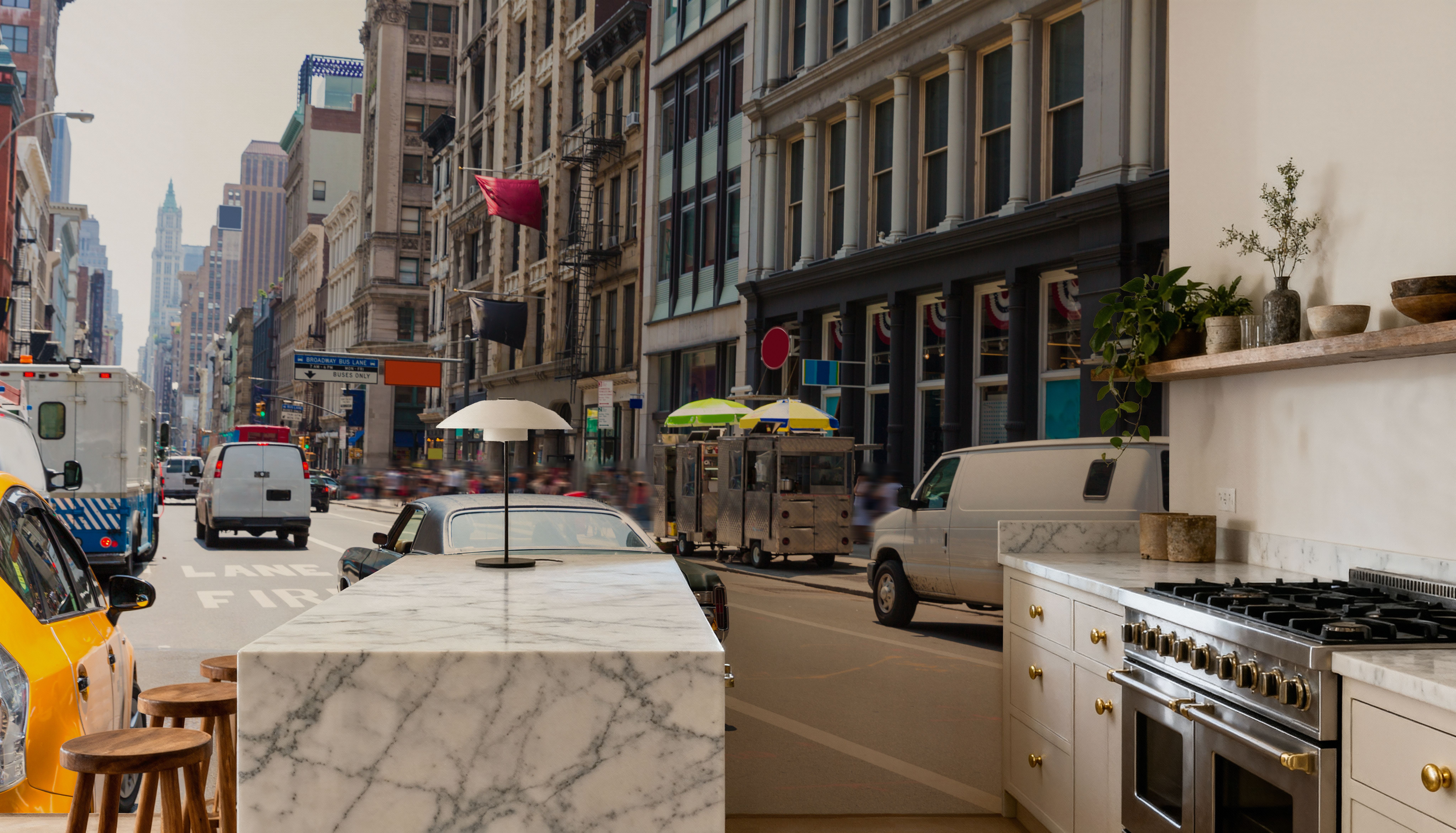 Broadway Bound, Tapeten