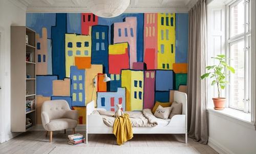 Abstract City View