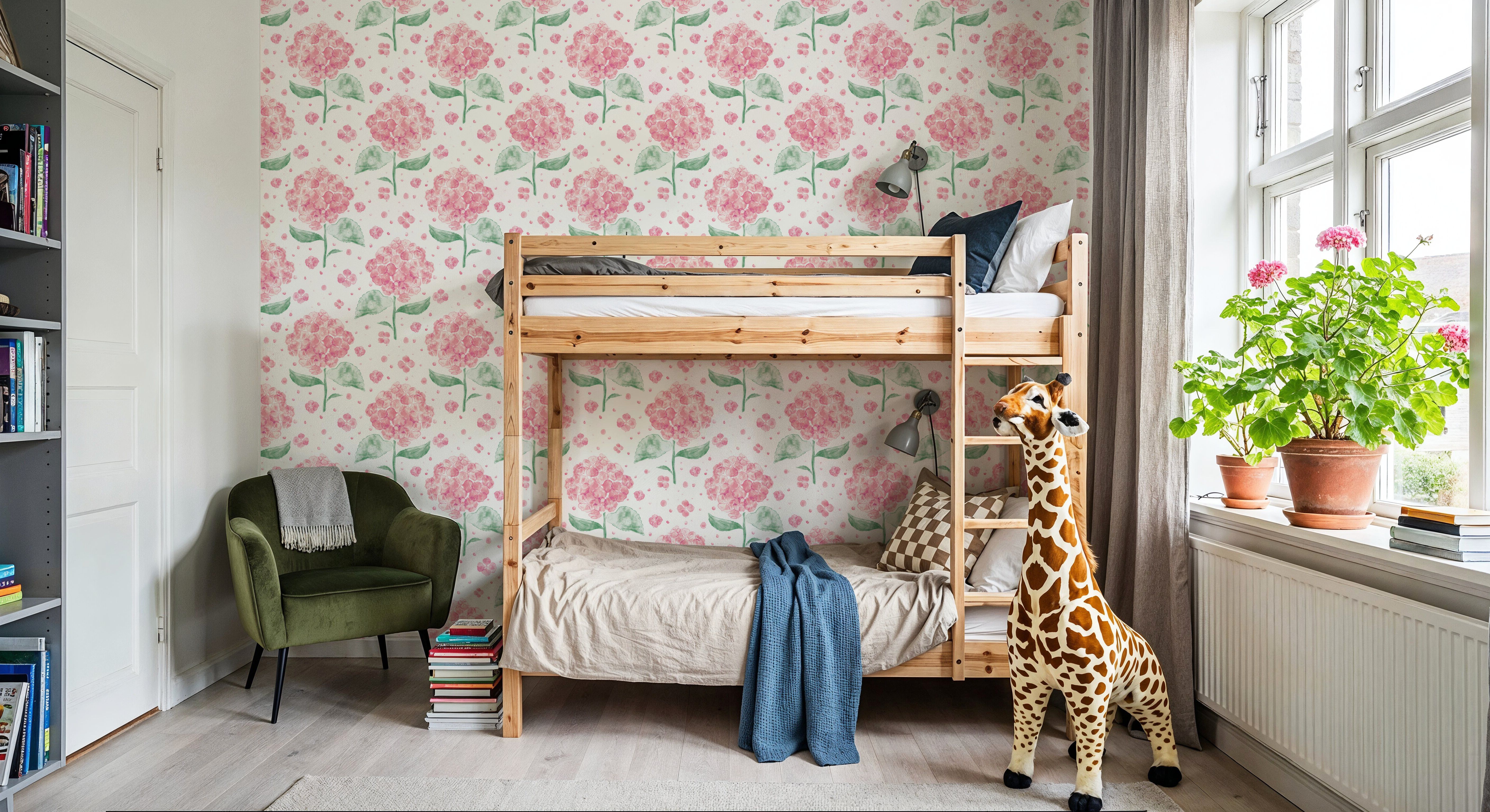 Hydrangea in The Air, Pink