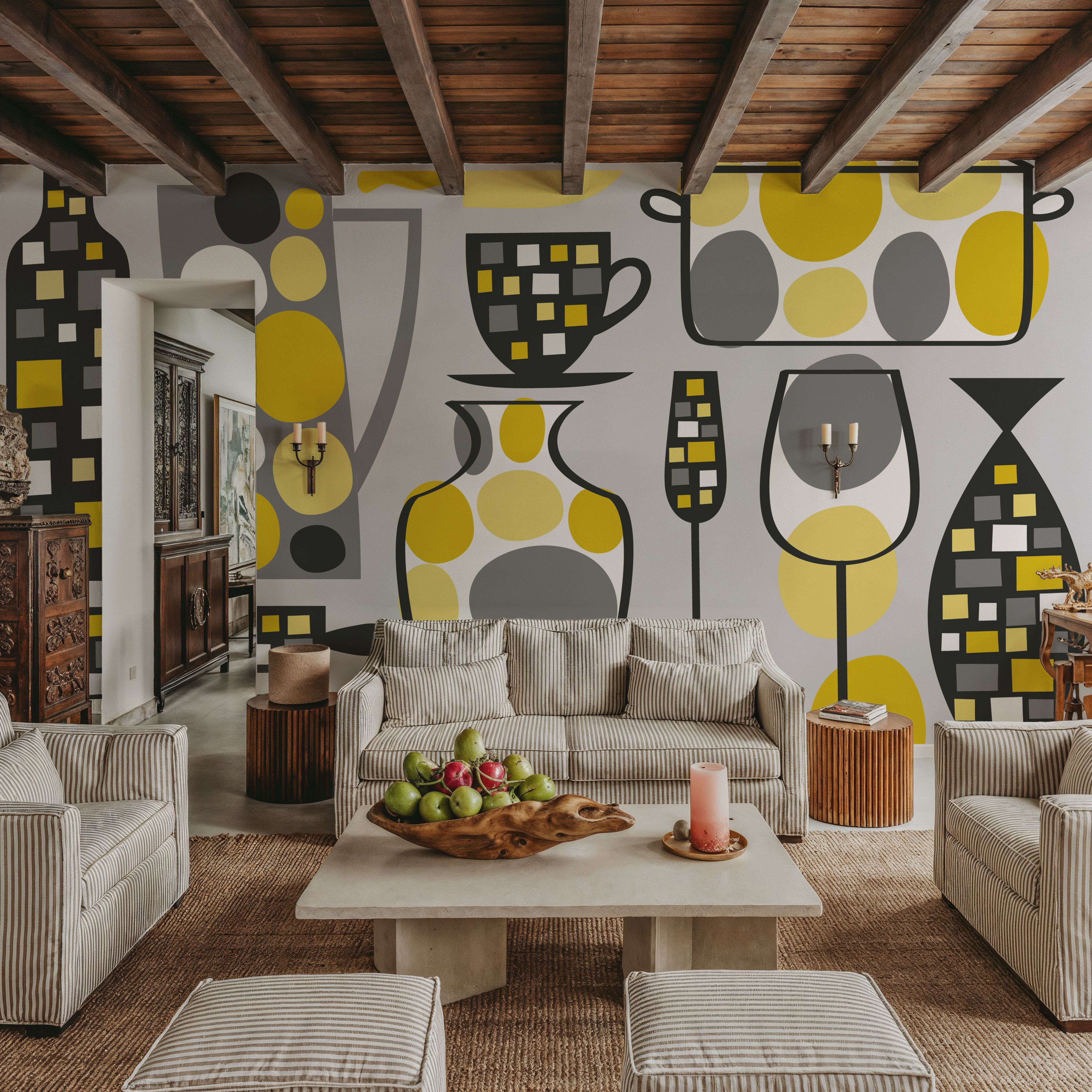 Retro Kitchen Marbles