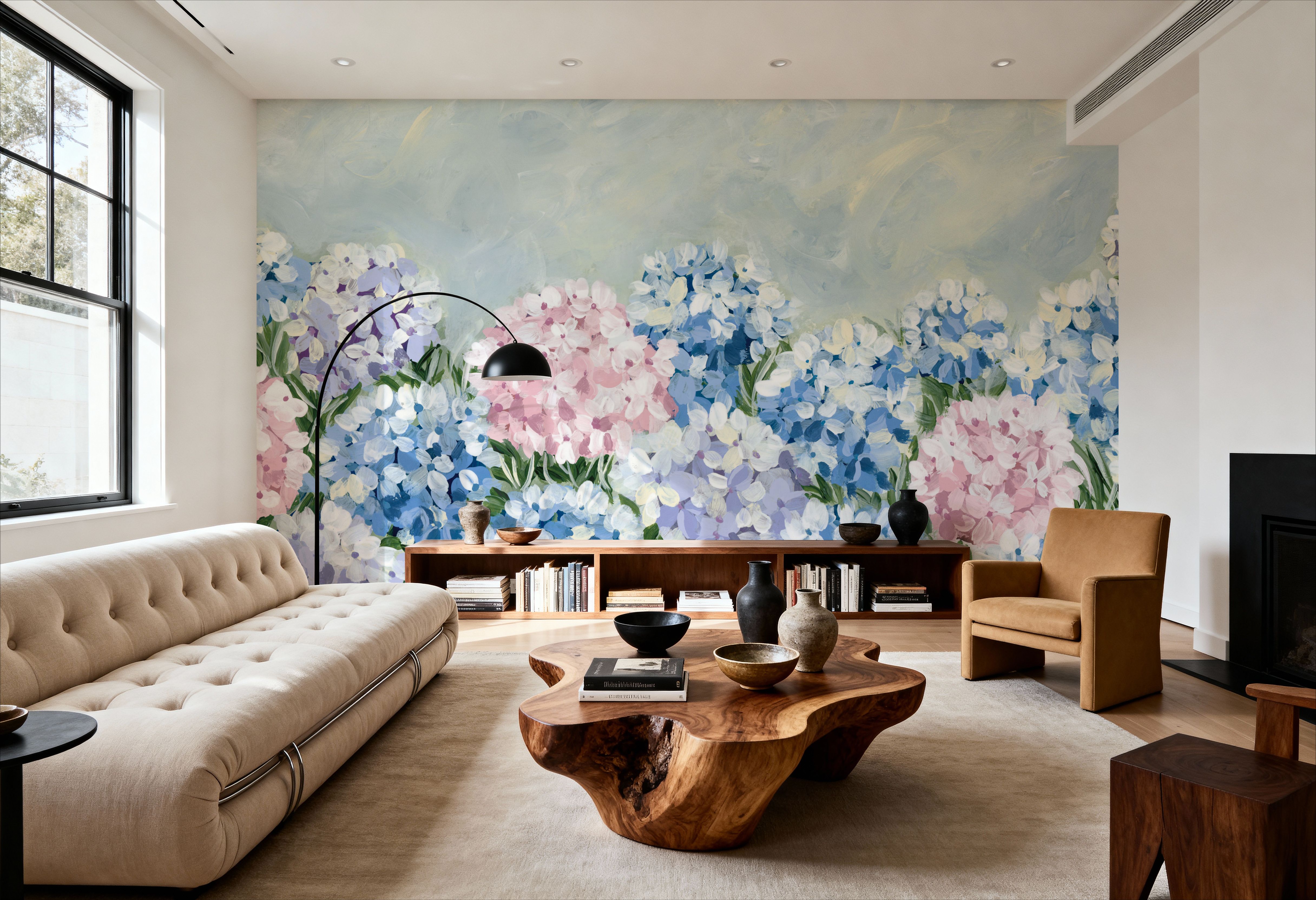 Hydrangea Meadow I Pink