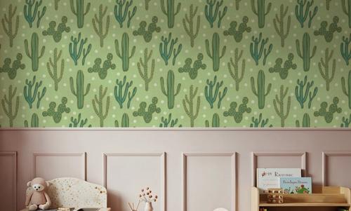 Cacti Dots Green