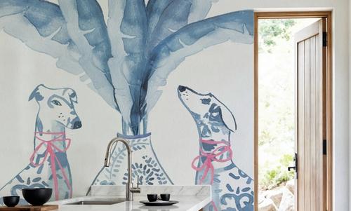 Chinoiserie Dogs I