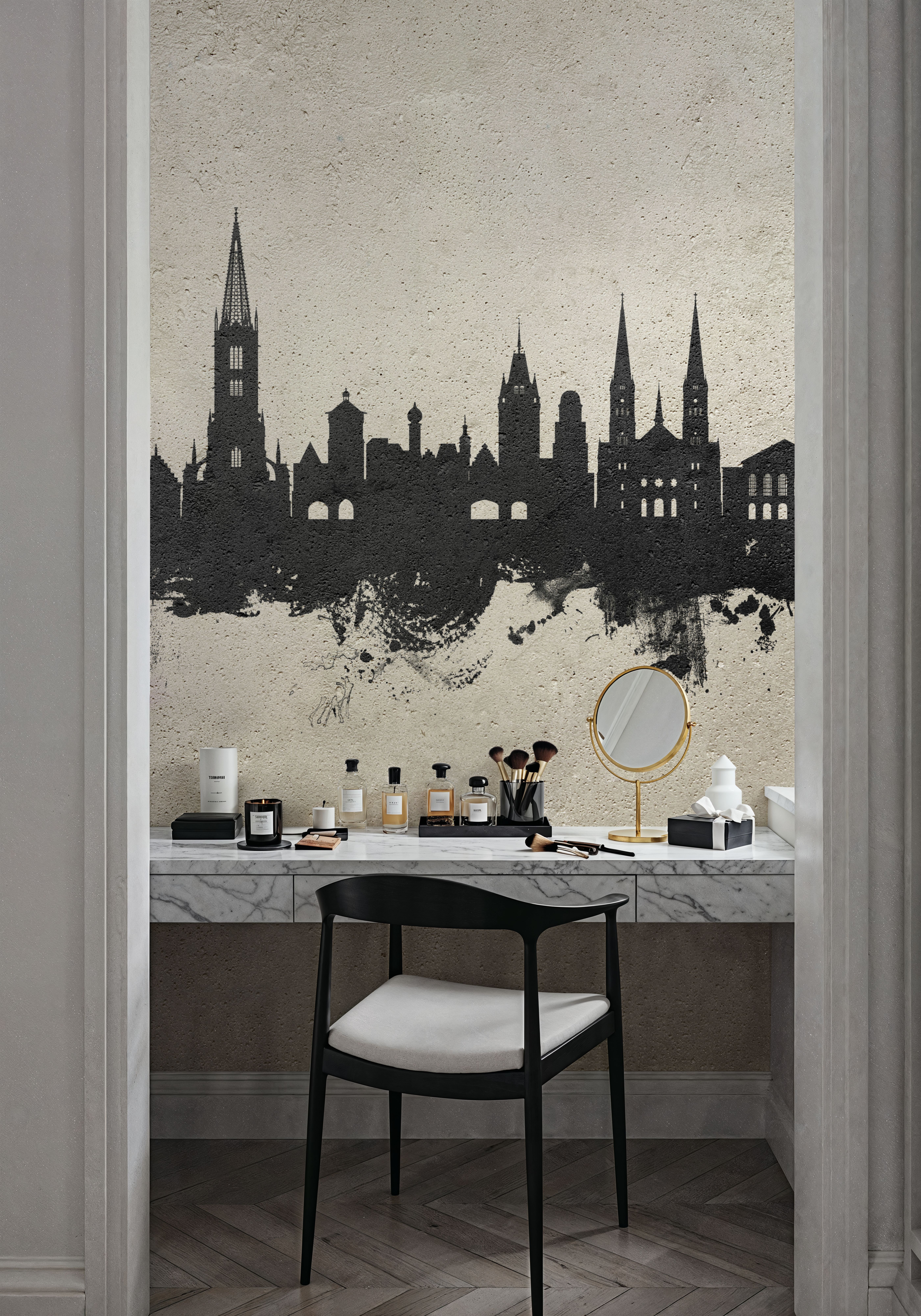 Freiburg Germnay Skyline Concrete