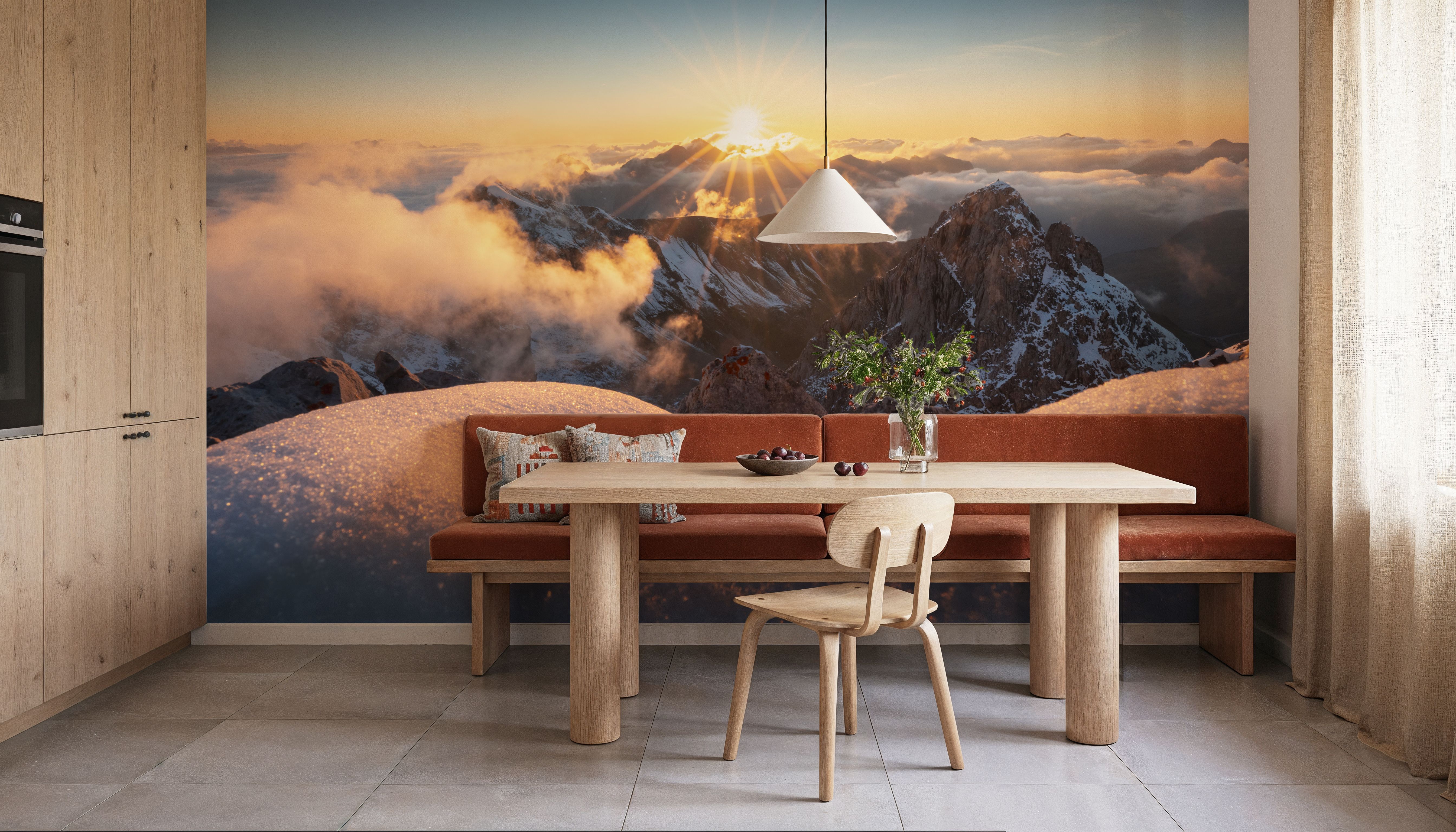 Valluga Sunset, Papel de parede