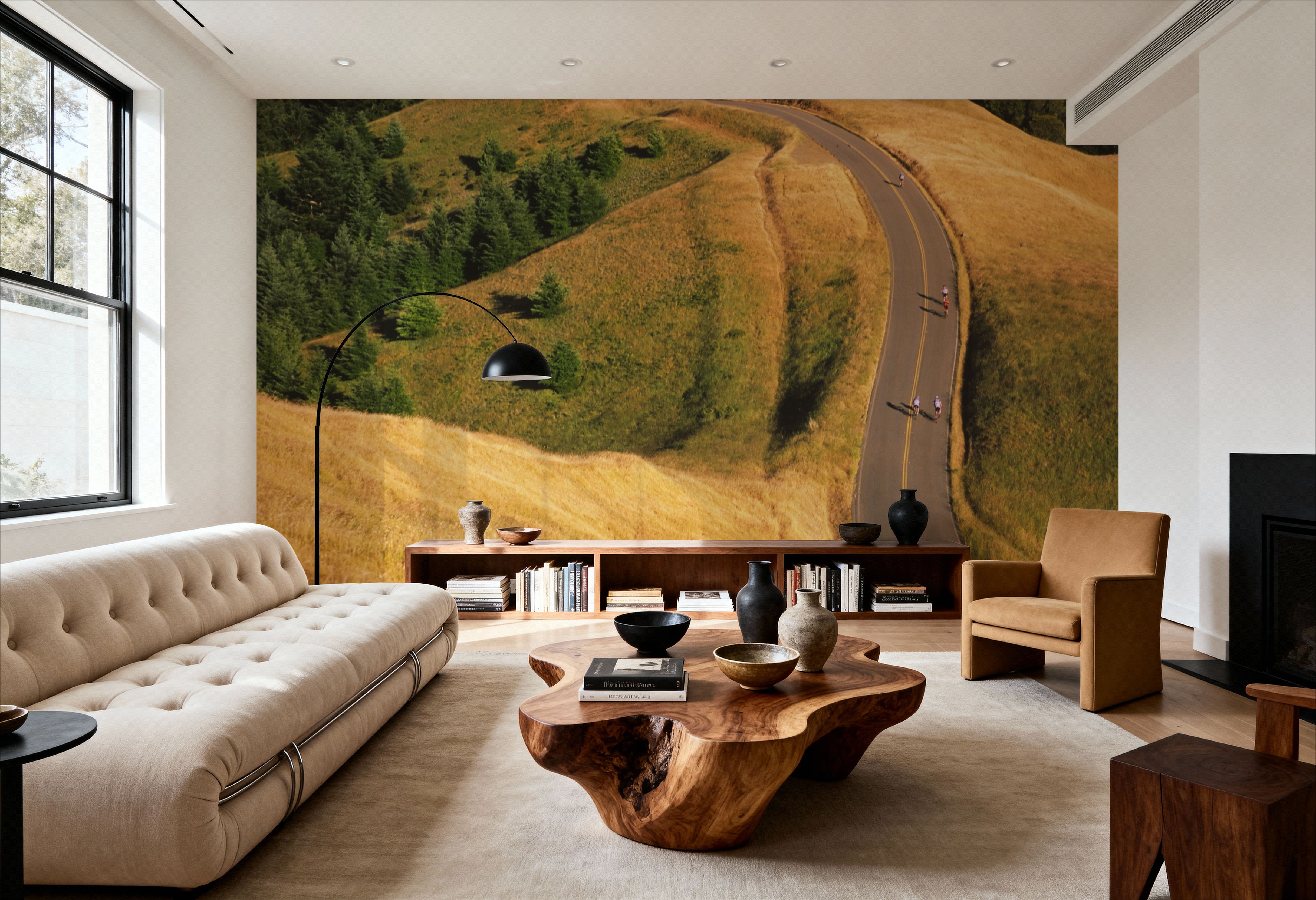 Cycling Through Golden Hills