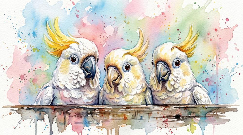 Cockatoos - Cute Baby Animals Series