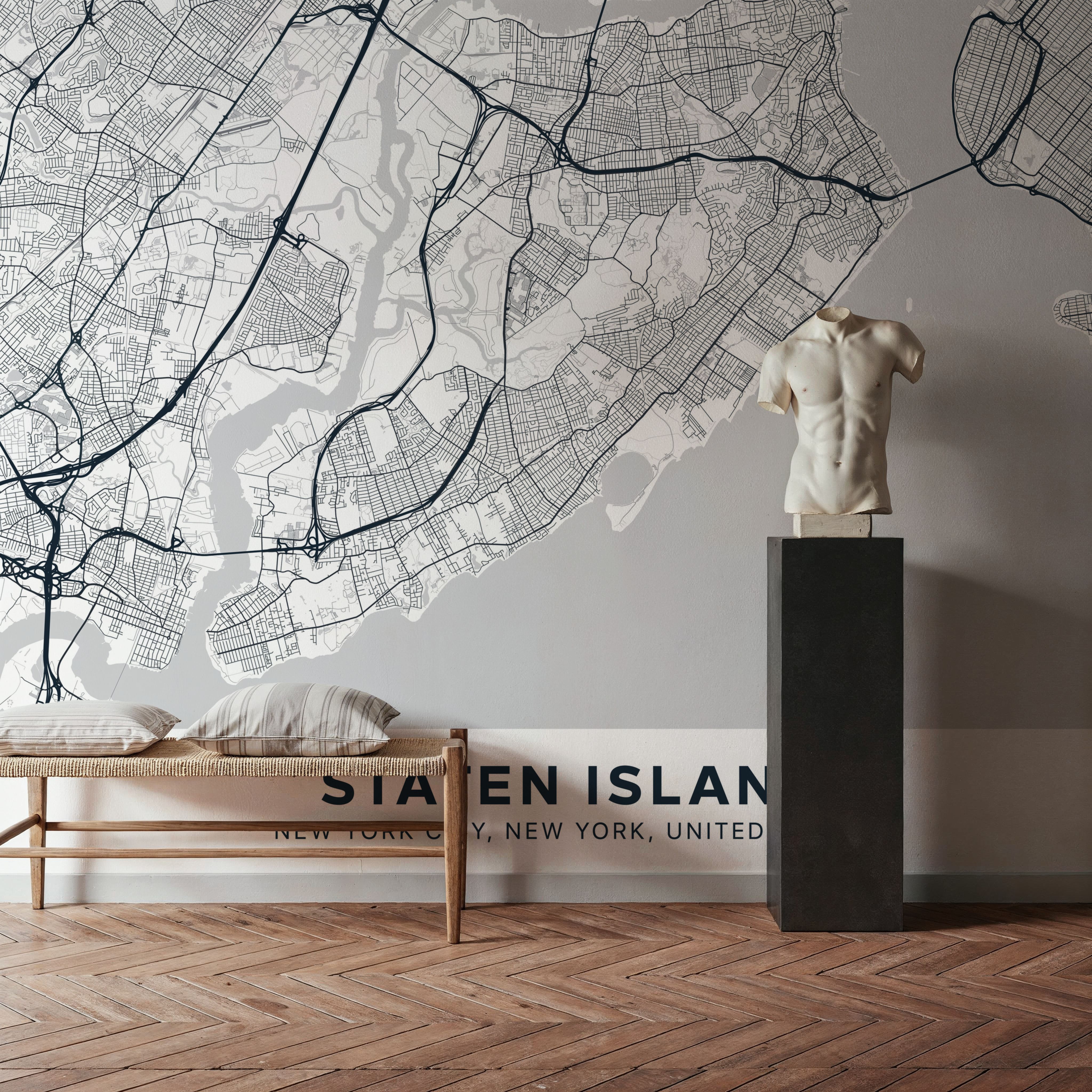 Map of Staten Island