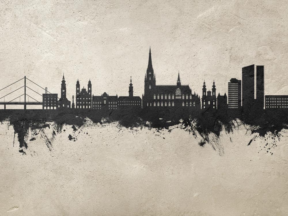 Linz Austria Skyline Concrete