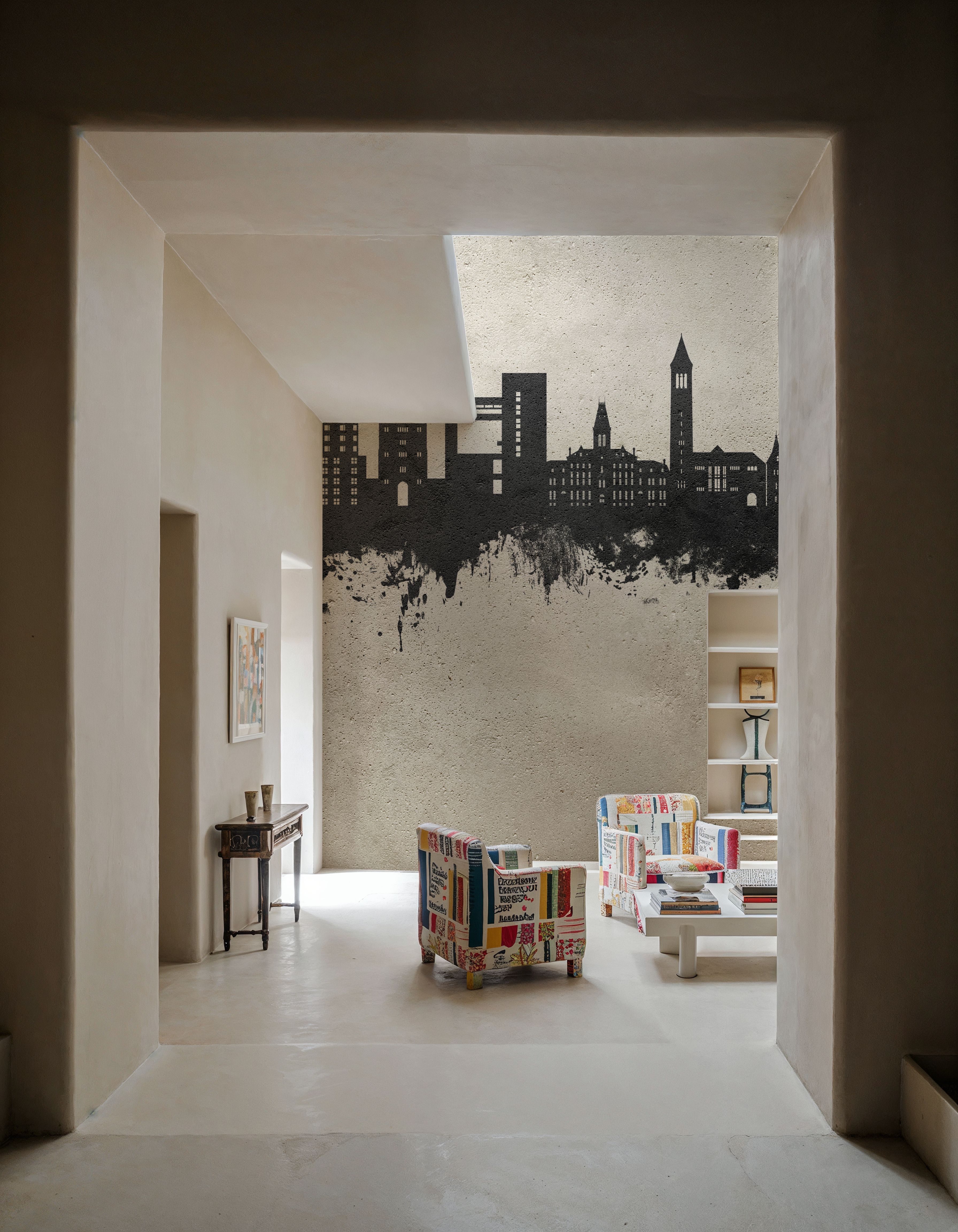 Ithaca New York Skyline Concrete