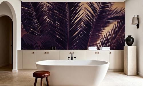 Shy Palm Leaves