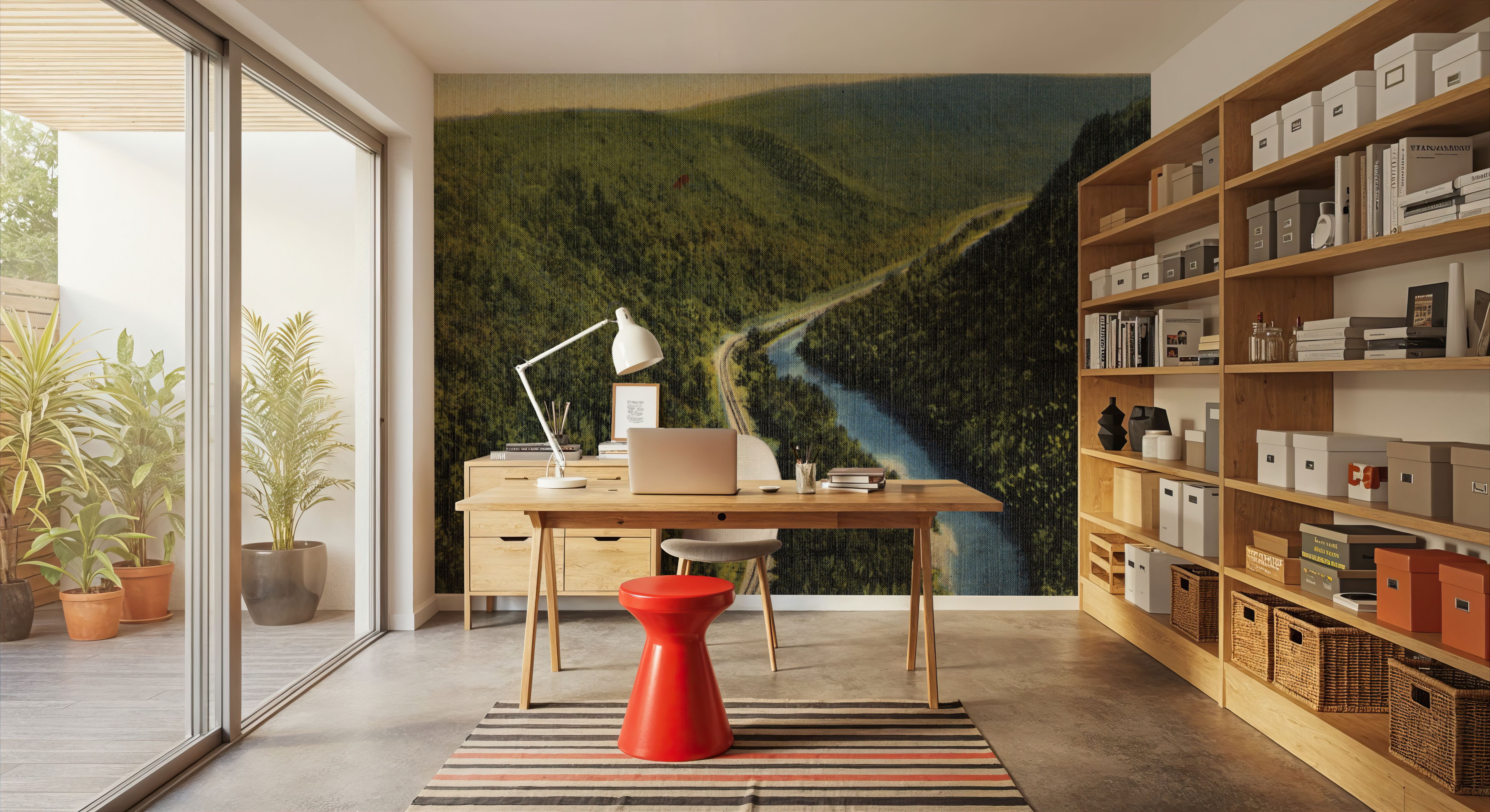 Switchback Canyon - Screenprint Postcard