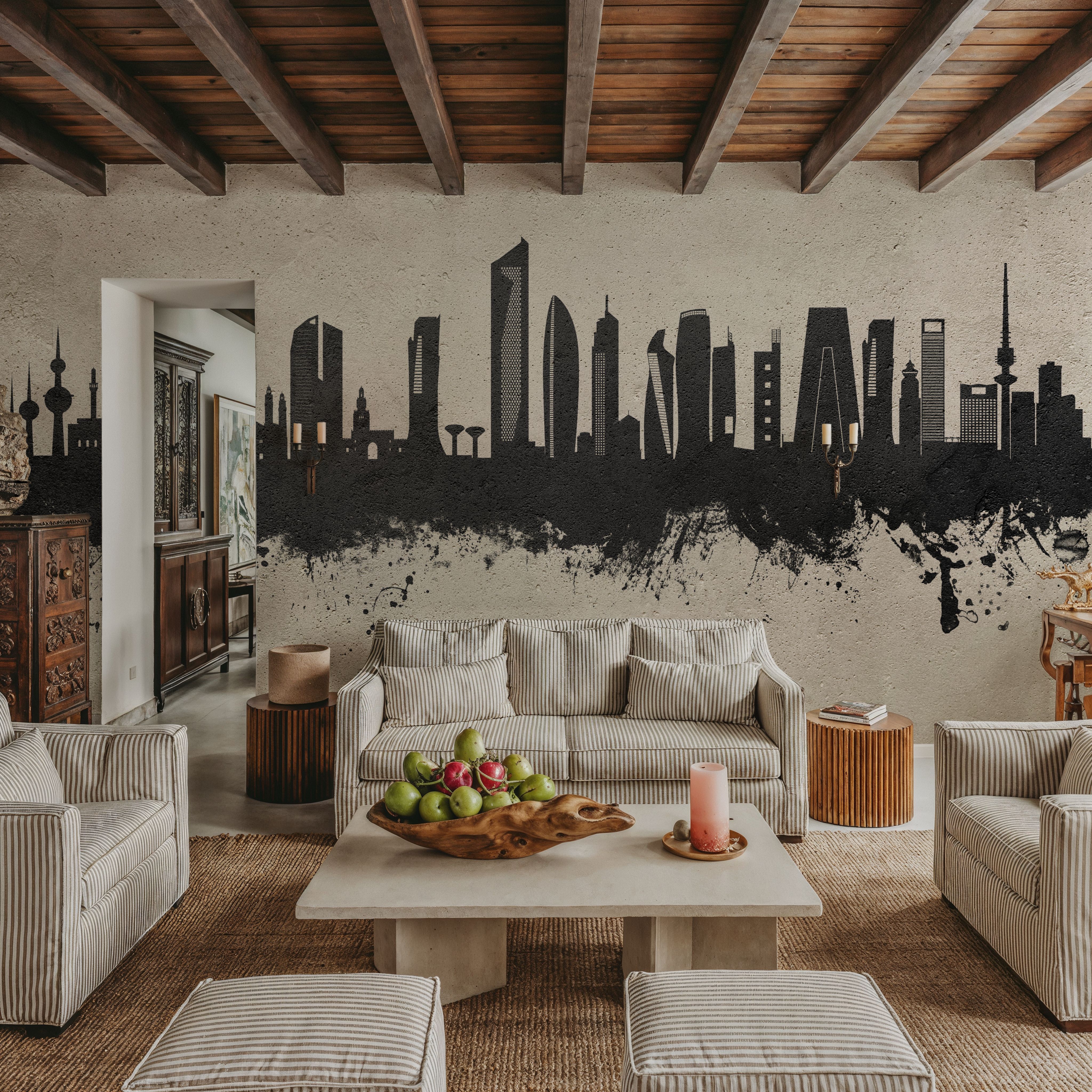 Kuwait City Skyline Concrete
