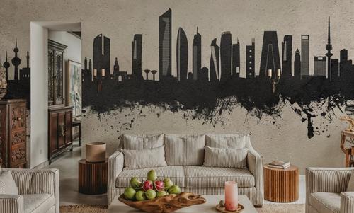 Kuwait City Skyline Concrete
