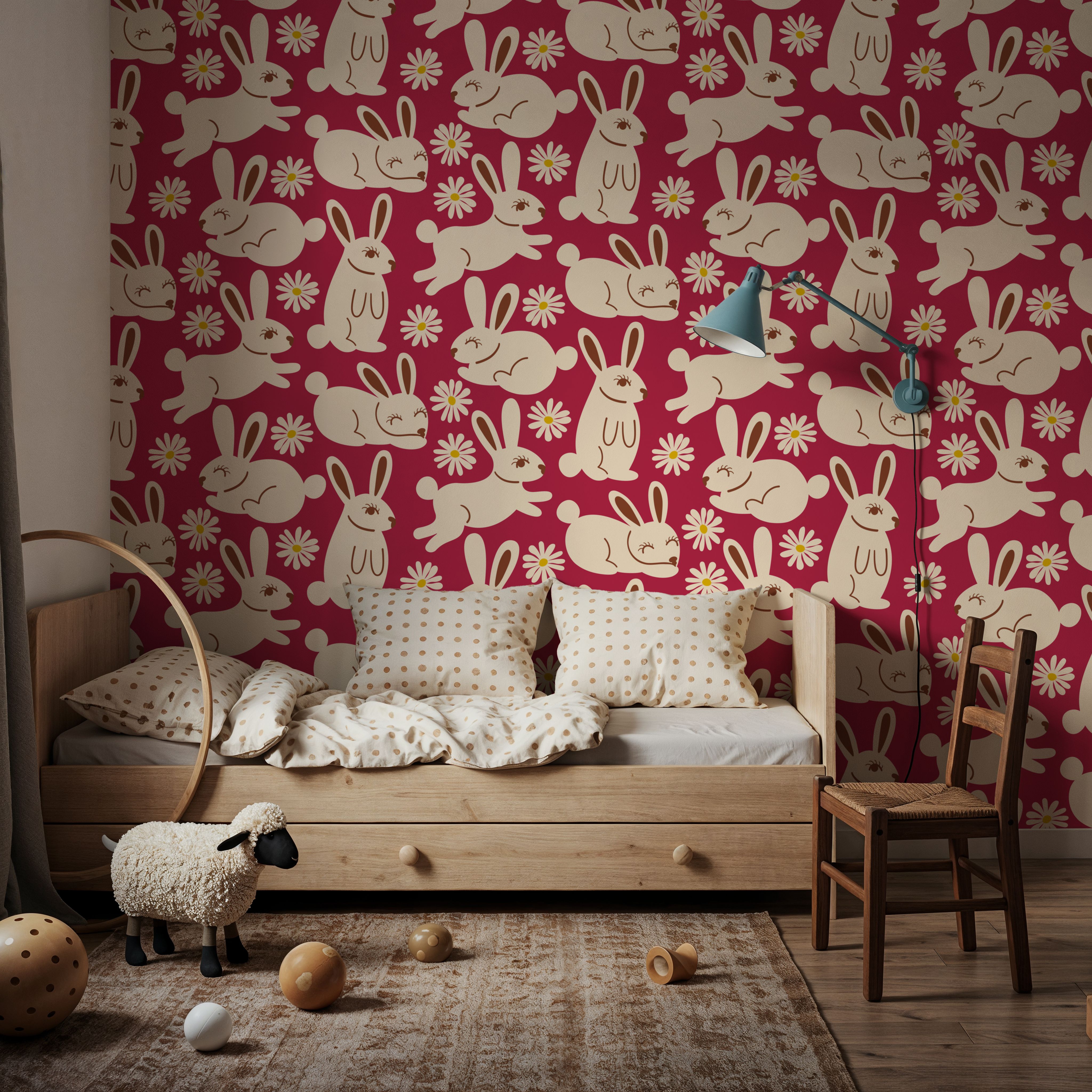Blissful Bunnies, Fuschia