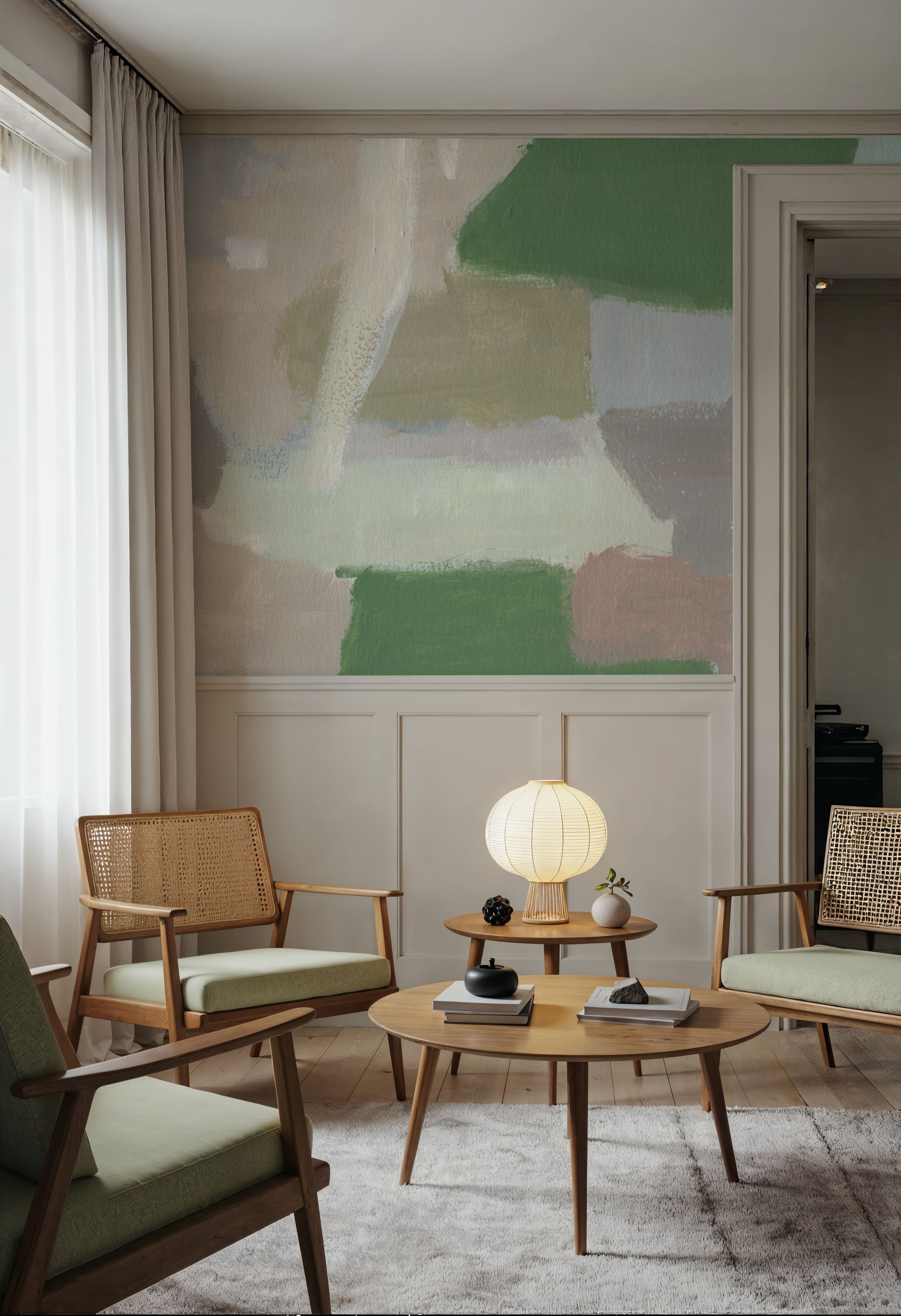 Spring Green Abstract