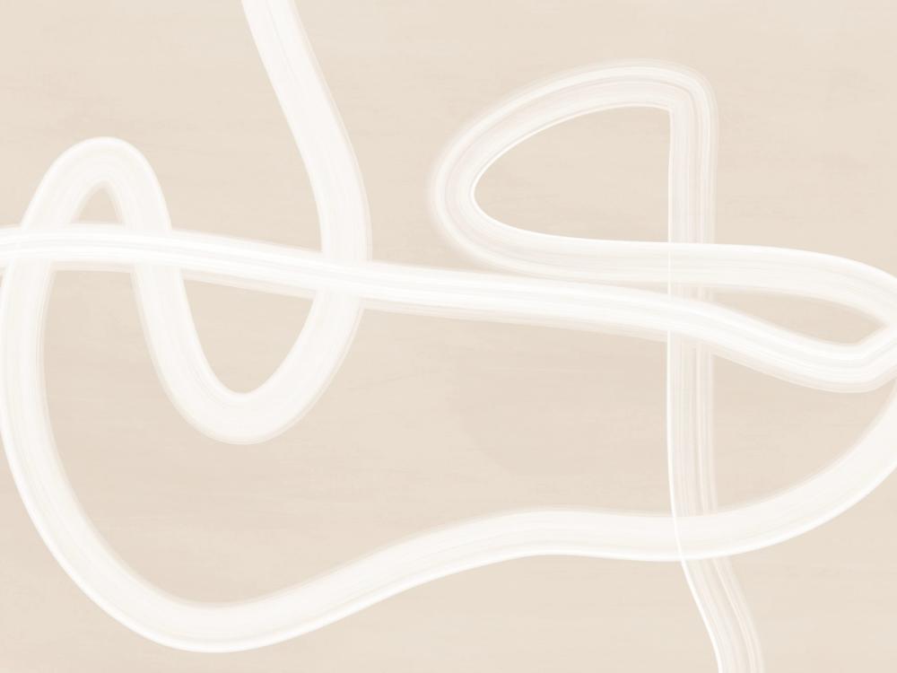 White Brush Stroke No.2