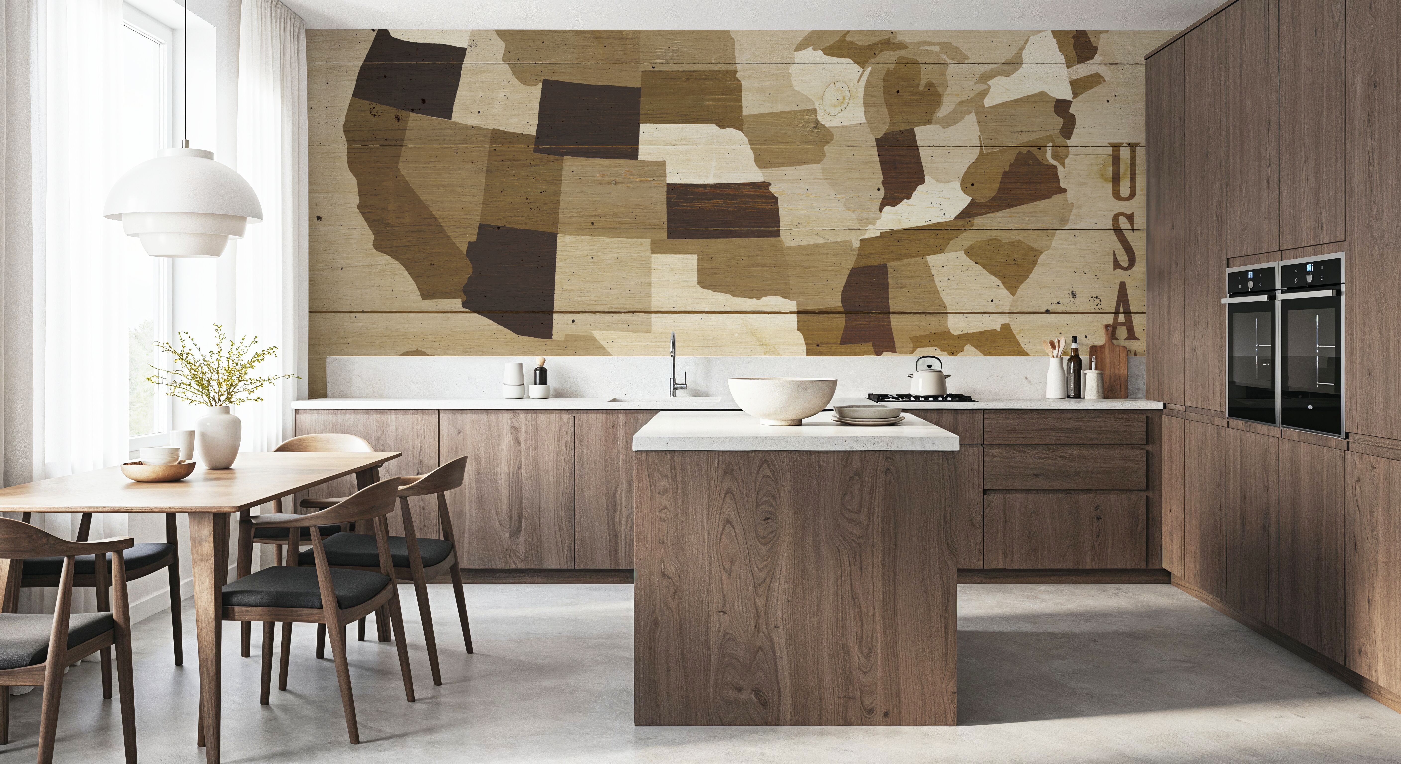 USA Modern Vintage Wood