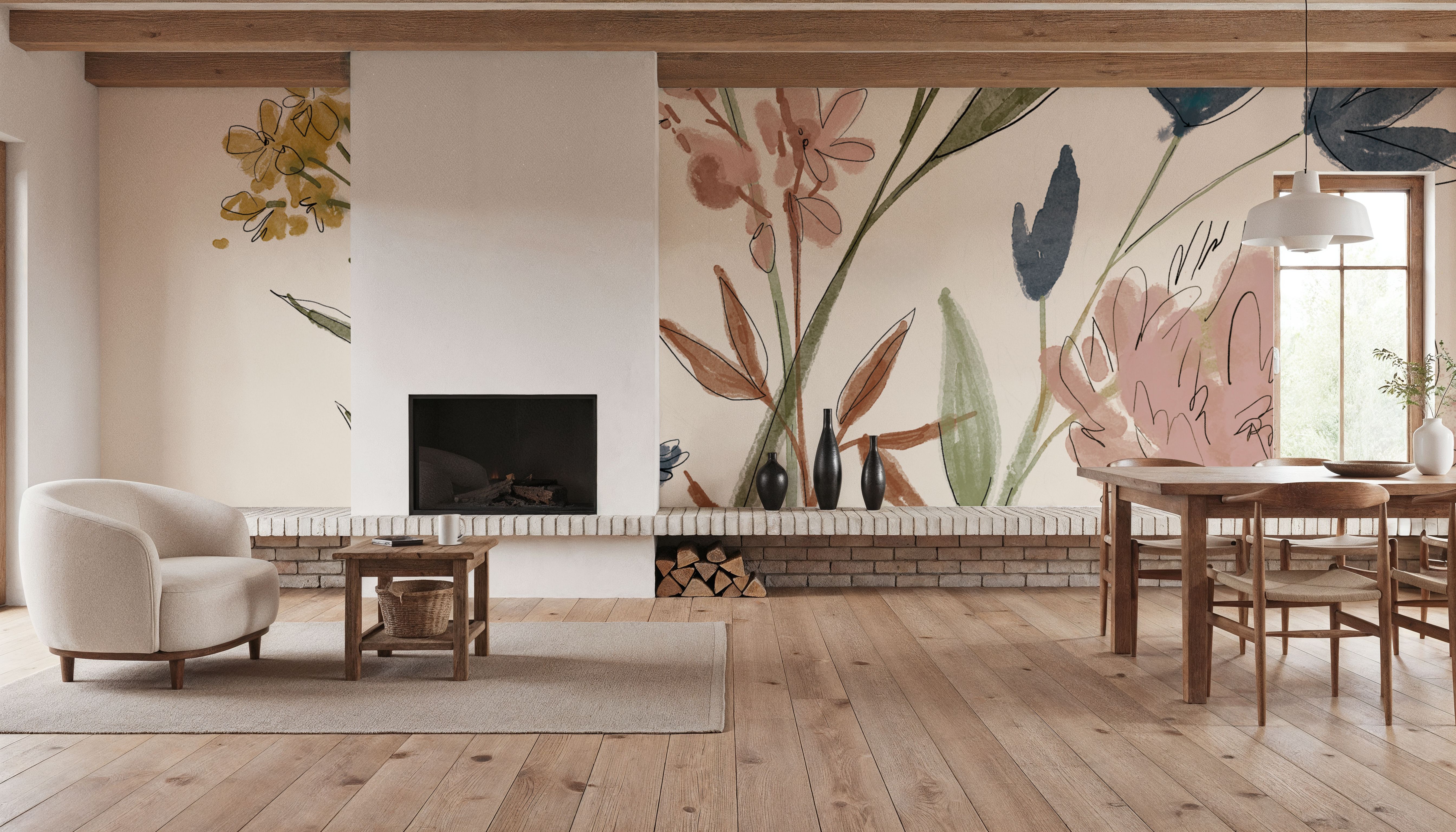 Full Bloom III Honeybloom, Wallpaper