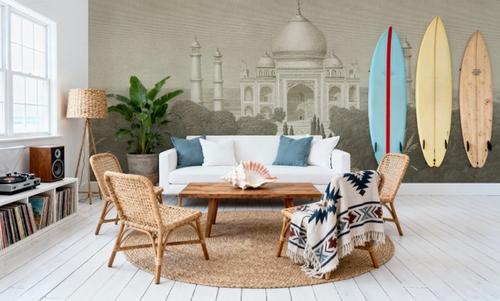 Taj Mahal Postcard II - Screenprint