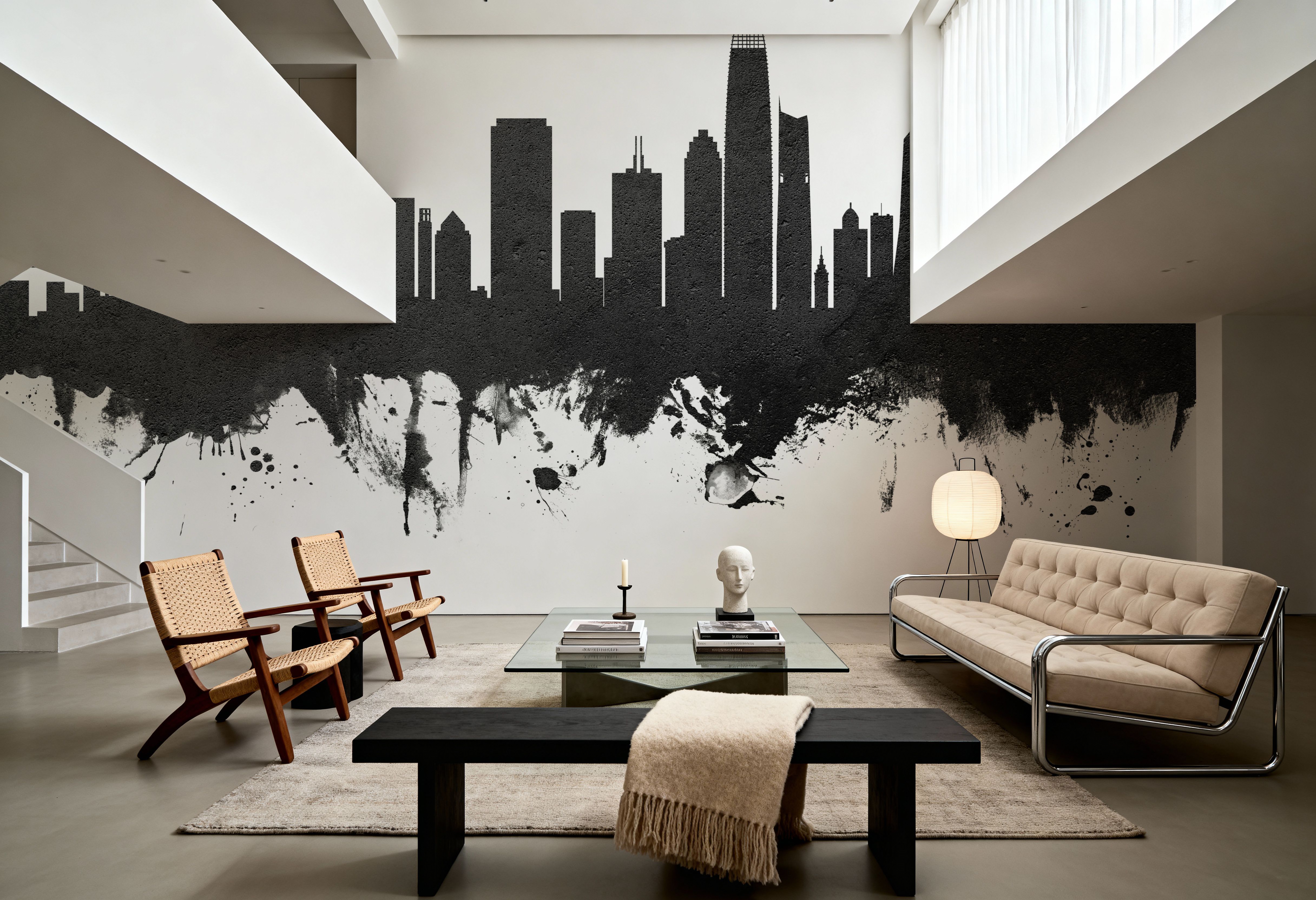 San Francisco Skyline Black & White