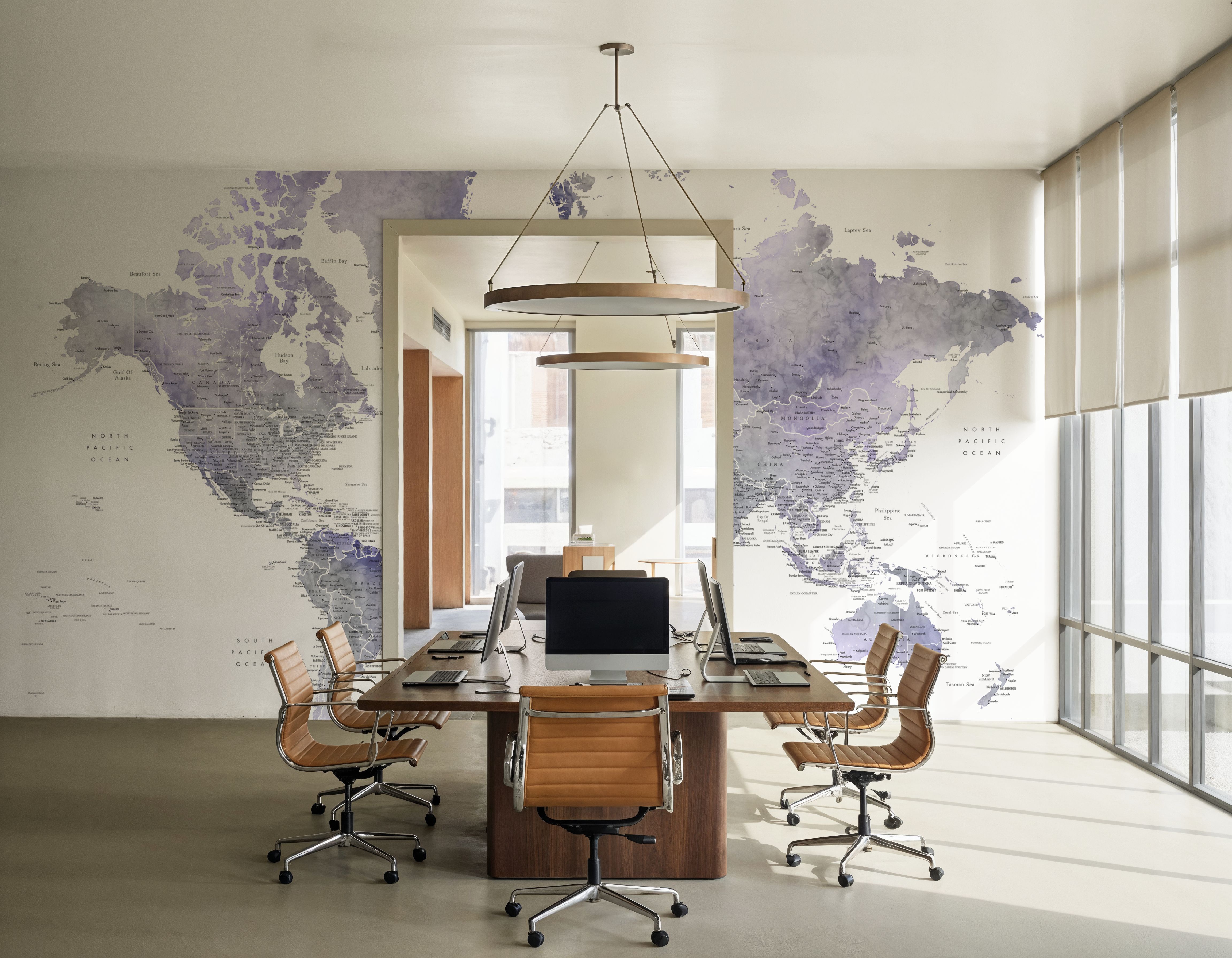 World Map Cities - Lilas