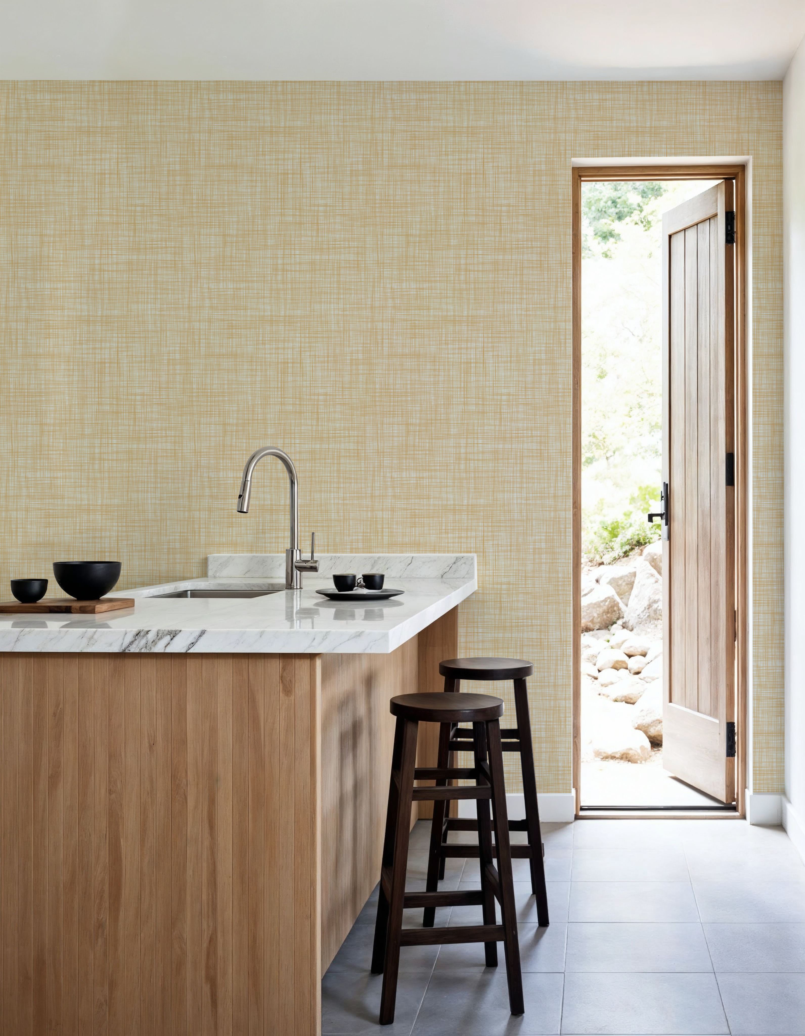 Mottled Linen Effect, Citrus