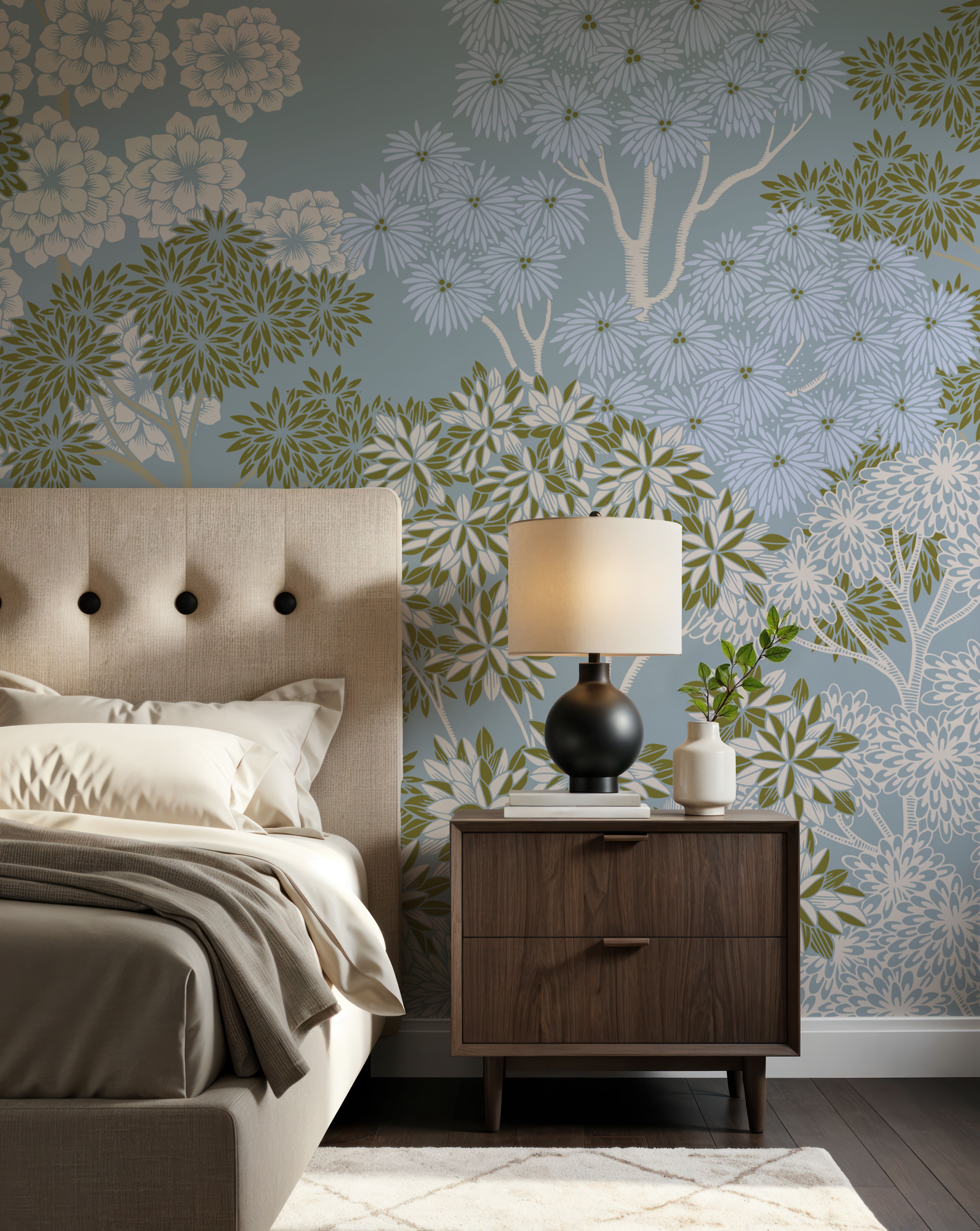 Overleaf Woodland, French Blue